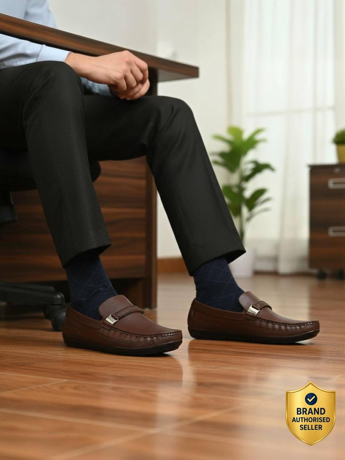 AJANTA Casual PVC Waterproof Loafers For Men