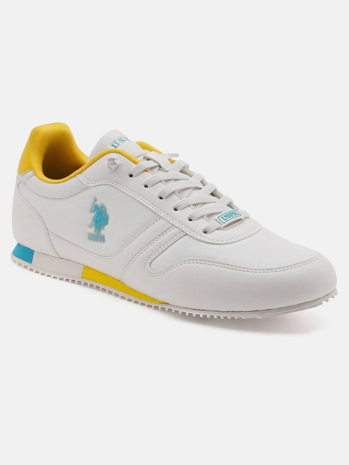 U.S. POLO ASSN. CLEMT 3.0 White Sneakers For Men - Image 4