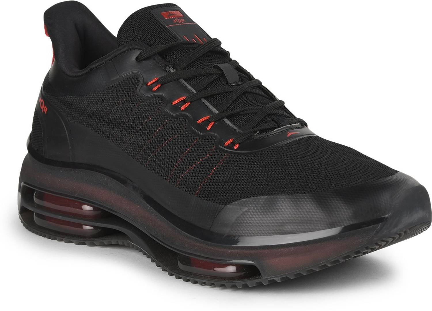 JQR MAX PLUS Men's Black Running Shoes - Image 2