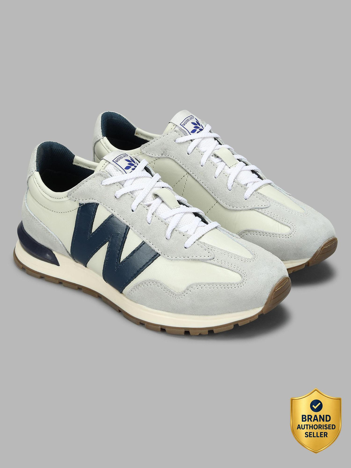 Image of WOODLAND Lace Up Lightweight Breathable Comfortable Daily Use Casuals For Men