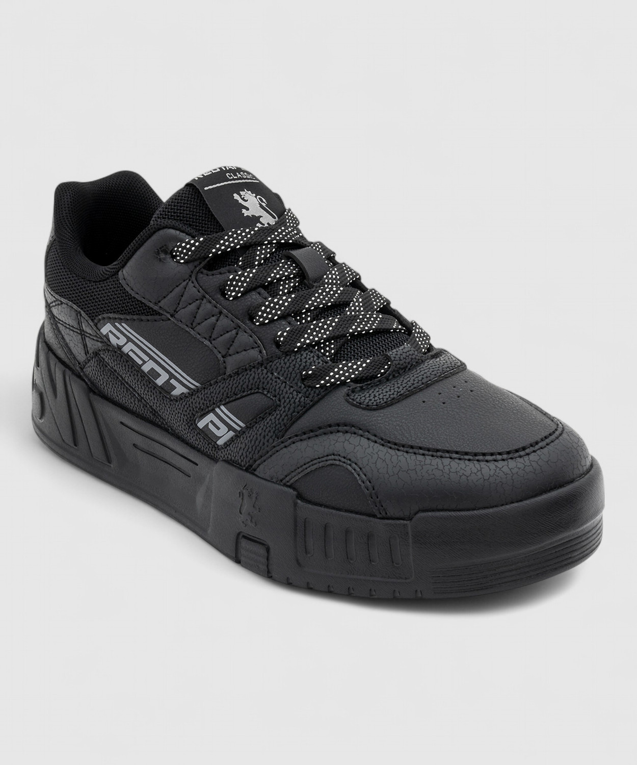 Image of RED TAPE Lifestyle Sneakers Shoes for Men | Rounded Front, Soothing Insole Sneakers For Men (Black, 8)