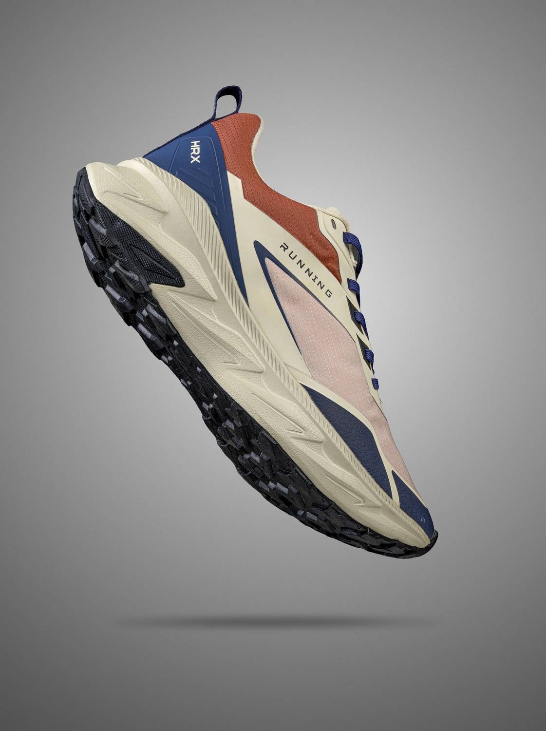 HRX by Hrithik Roshan HRXSTMK-43A Men Beige Running Shoes - Image 2