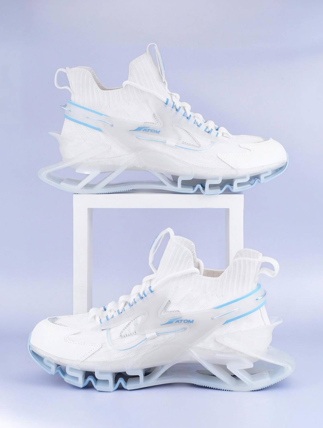 Spring Edge Alpha 2, Stylish, Comfortable and Breathable, Daily-Wear Lace-Up Sneakers For Men - Image 1