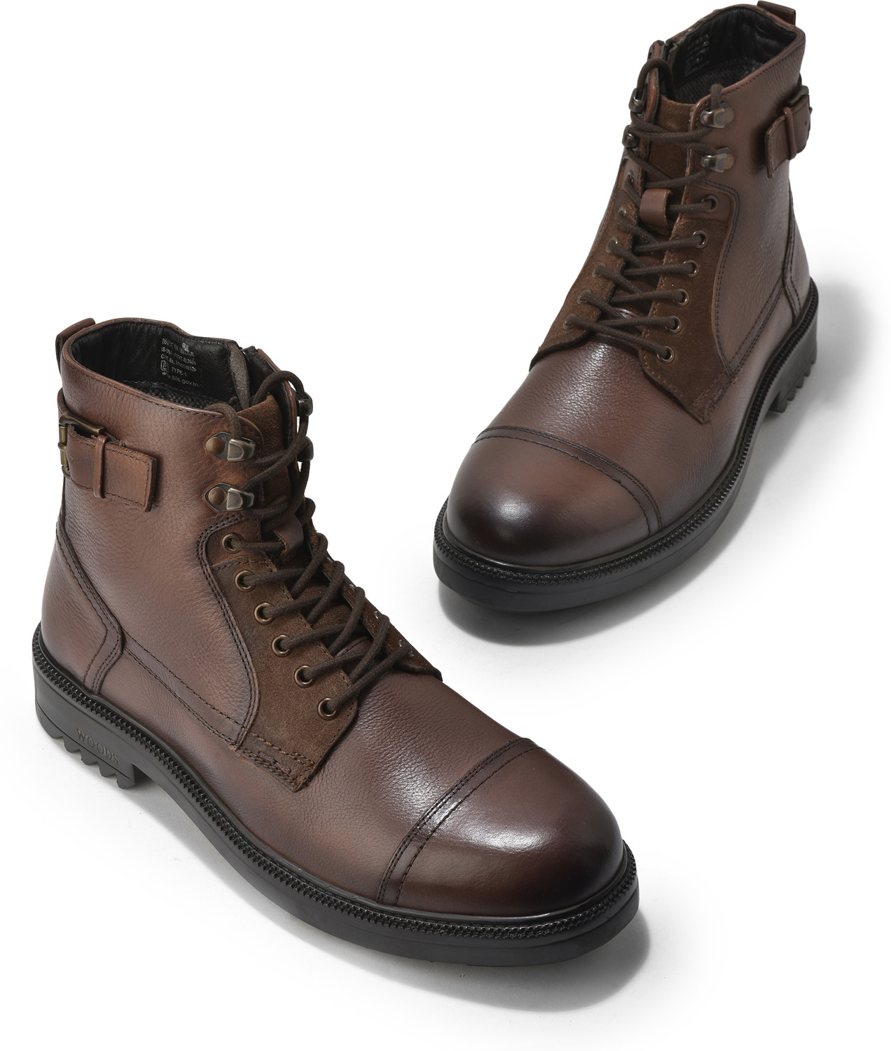 Image of WOODLAND Outdoor Durable Comfortable Everyday High Ankle Boots For Men