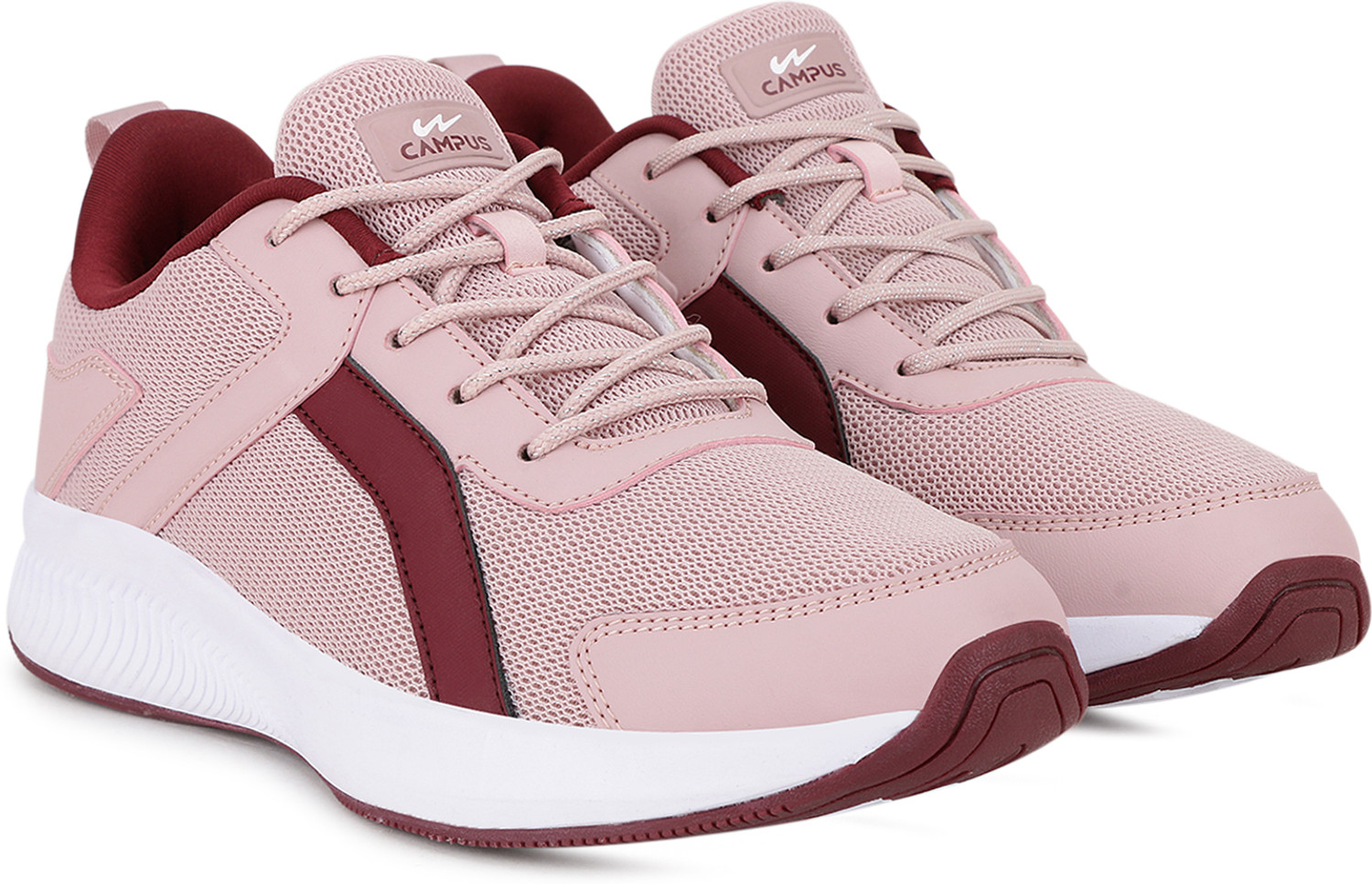 Image of CAMPUS KRYSTAL Women's Sports Shoes | Lightweight Memory Foam Comfort | Lace-Up Running Shoes For Women