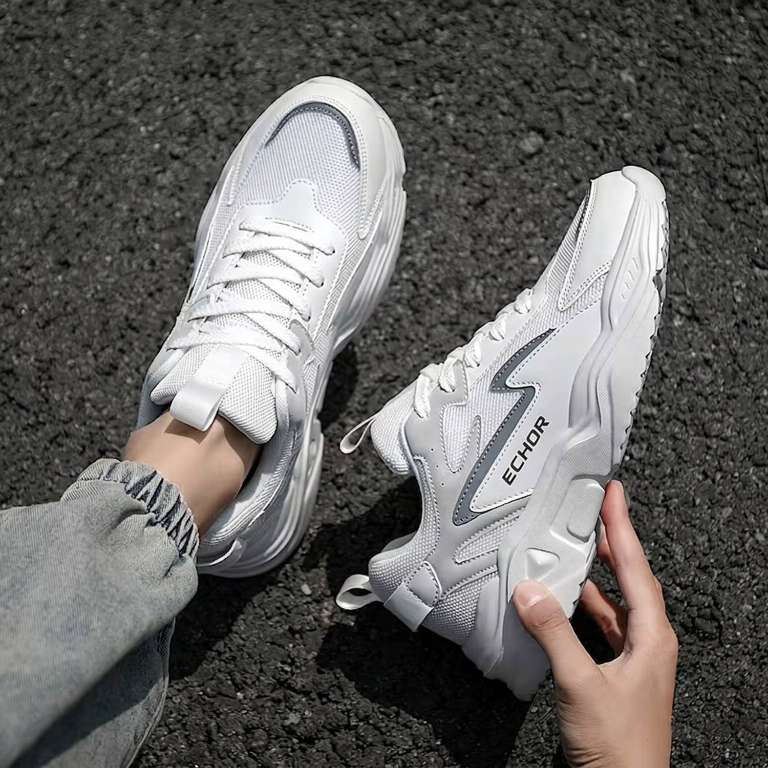 Echor Sneakers For Men White - Image 3