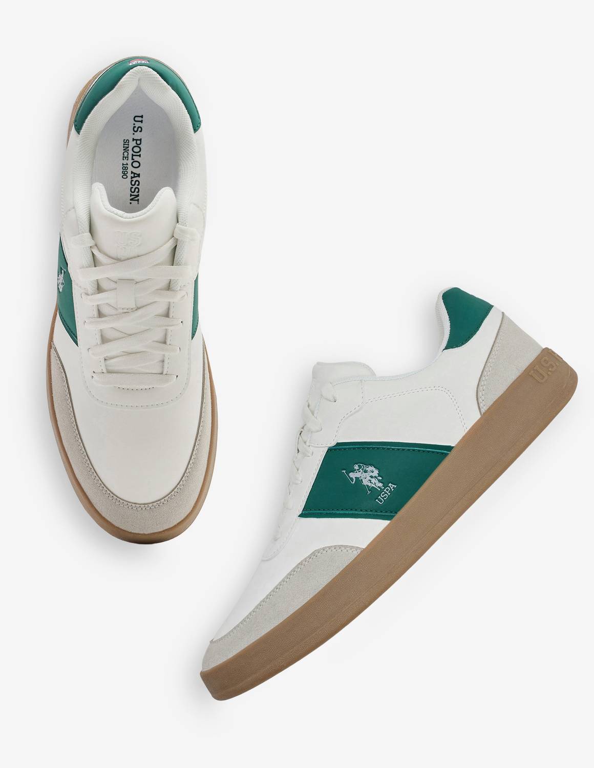 U.S. POLO ASSN. Carson White Sneakers For Men - Image 1