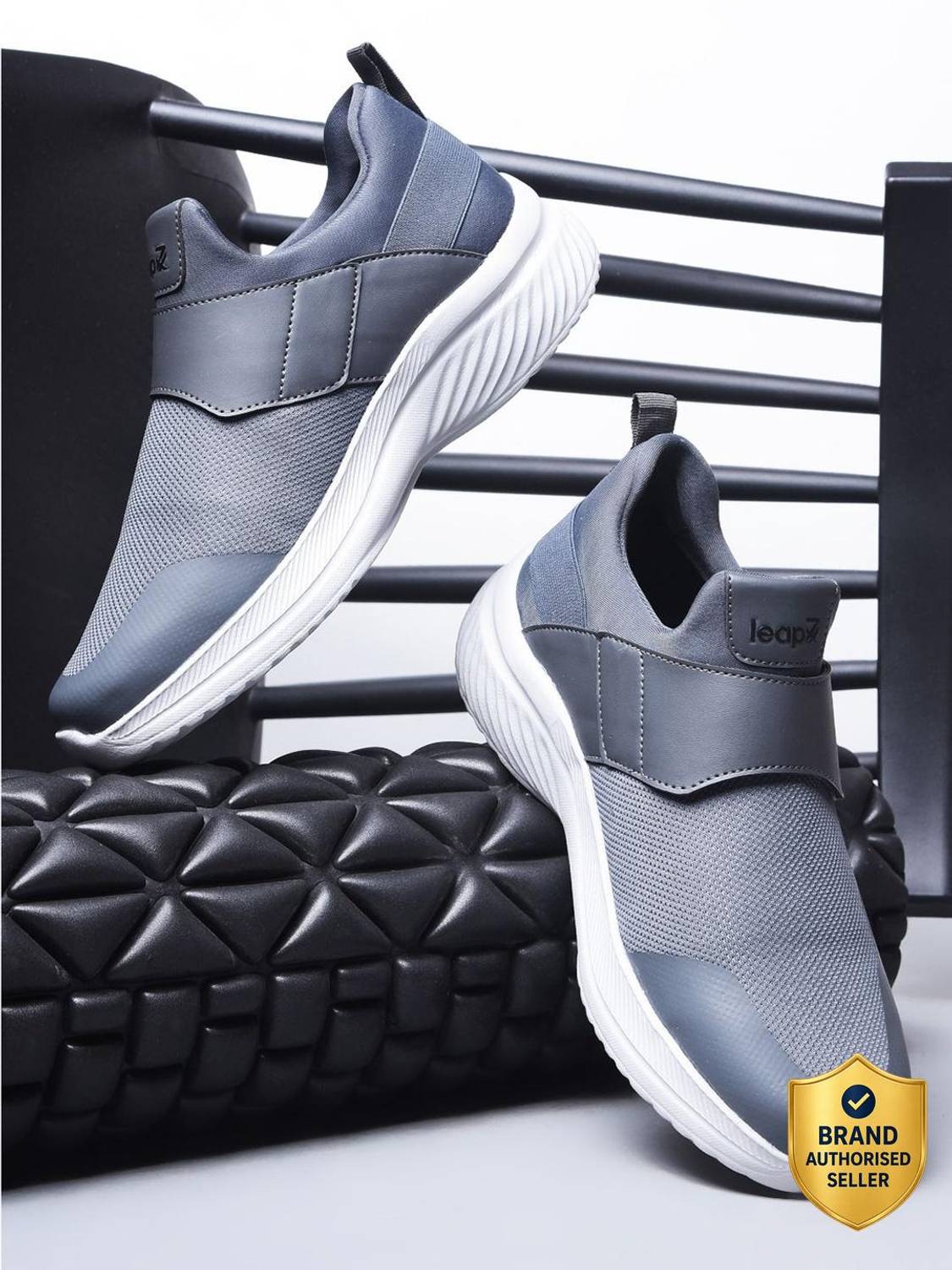 LIBERTY FLATRON-1E Non Lacing Sports Shoes With EVA Sole | Comfortable Gym & Walking Shoes For Men