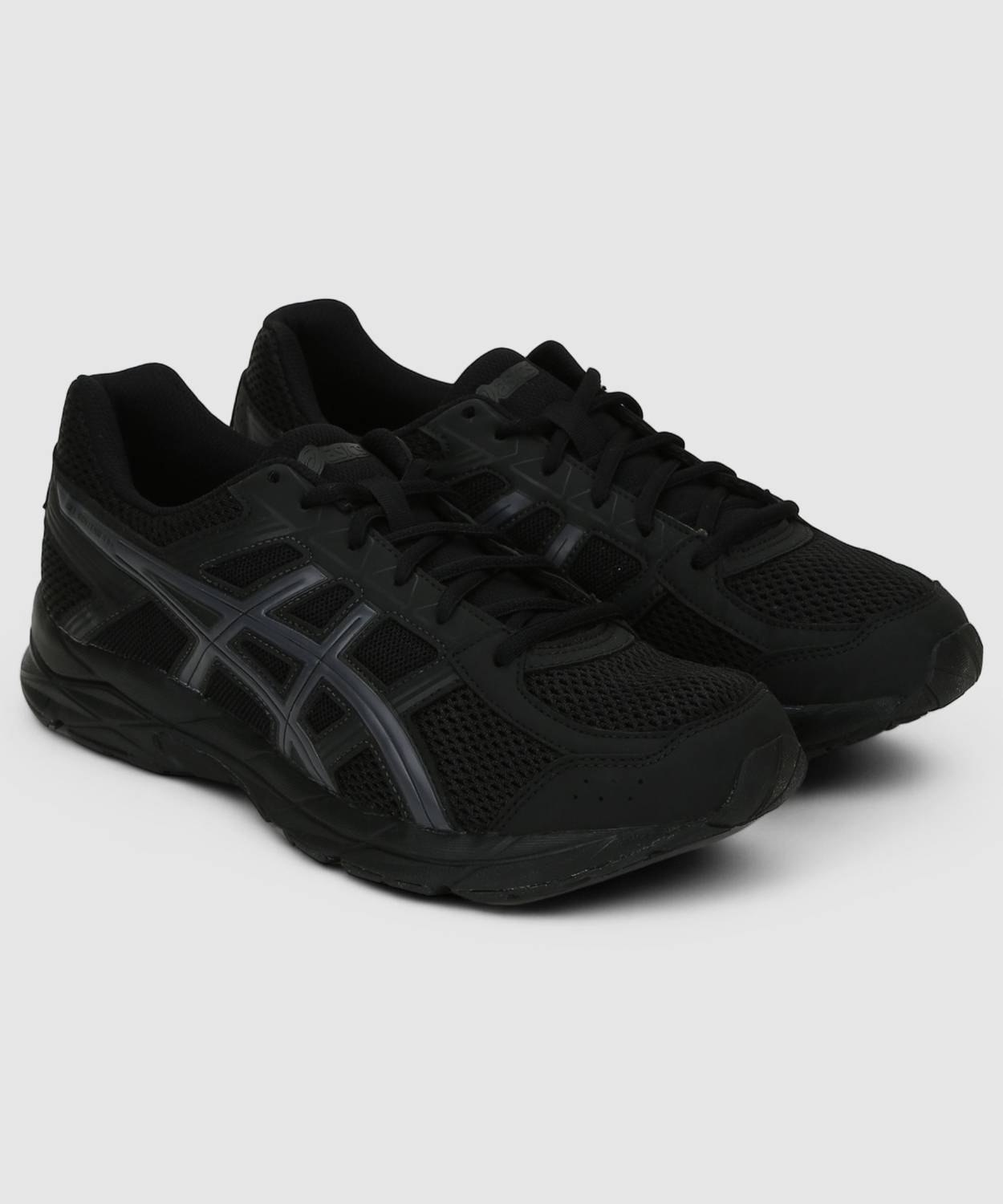 Asics GEL-CONTEND 4B+ Men's Black Running Shoes - Image 2
