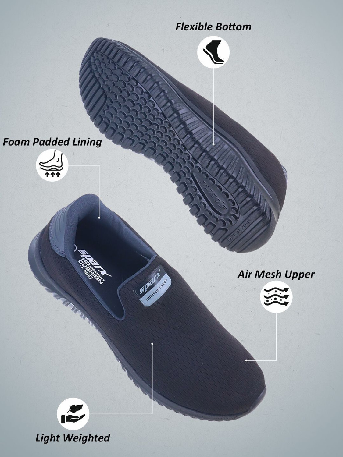 Image of Sparx SM 9057 Walking Shoes For Men