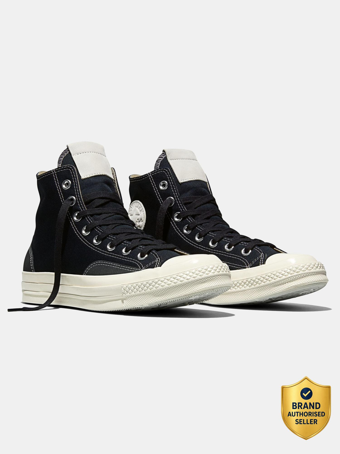 Image of Converse Chuck 70 High Top Canvas & Suede Sneakers For Men