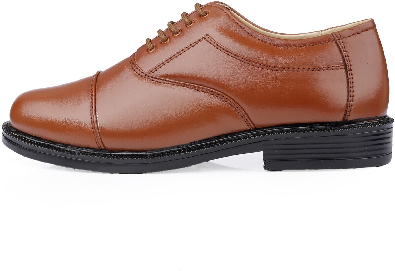 Image of Sucab Tan Leather oxford red police shoes service shoes for men Oxford For Men