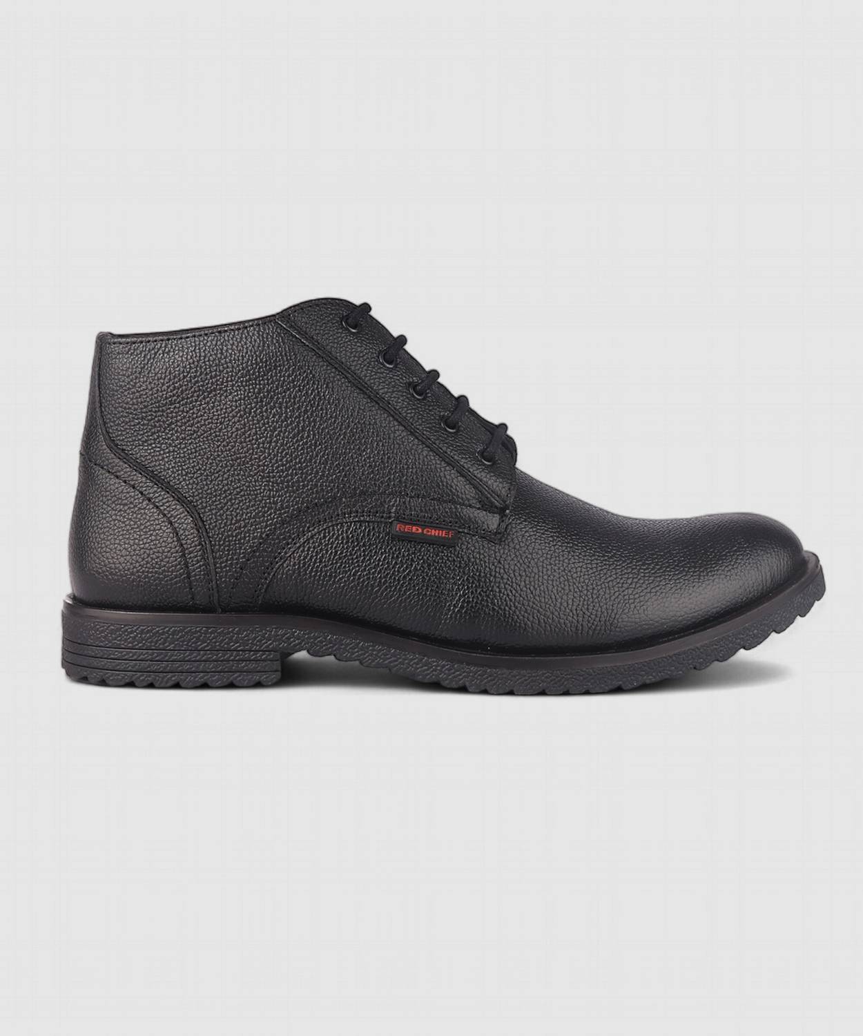 RED CHIEF RC3808 001 Black Derby Boots - Image 4