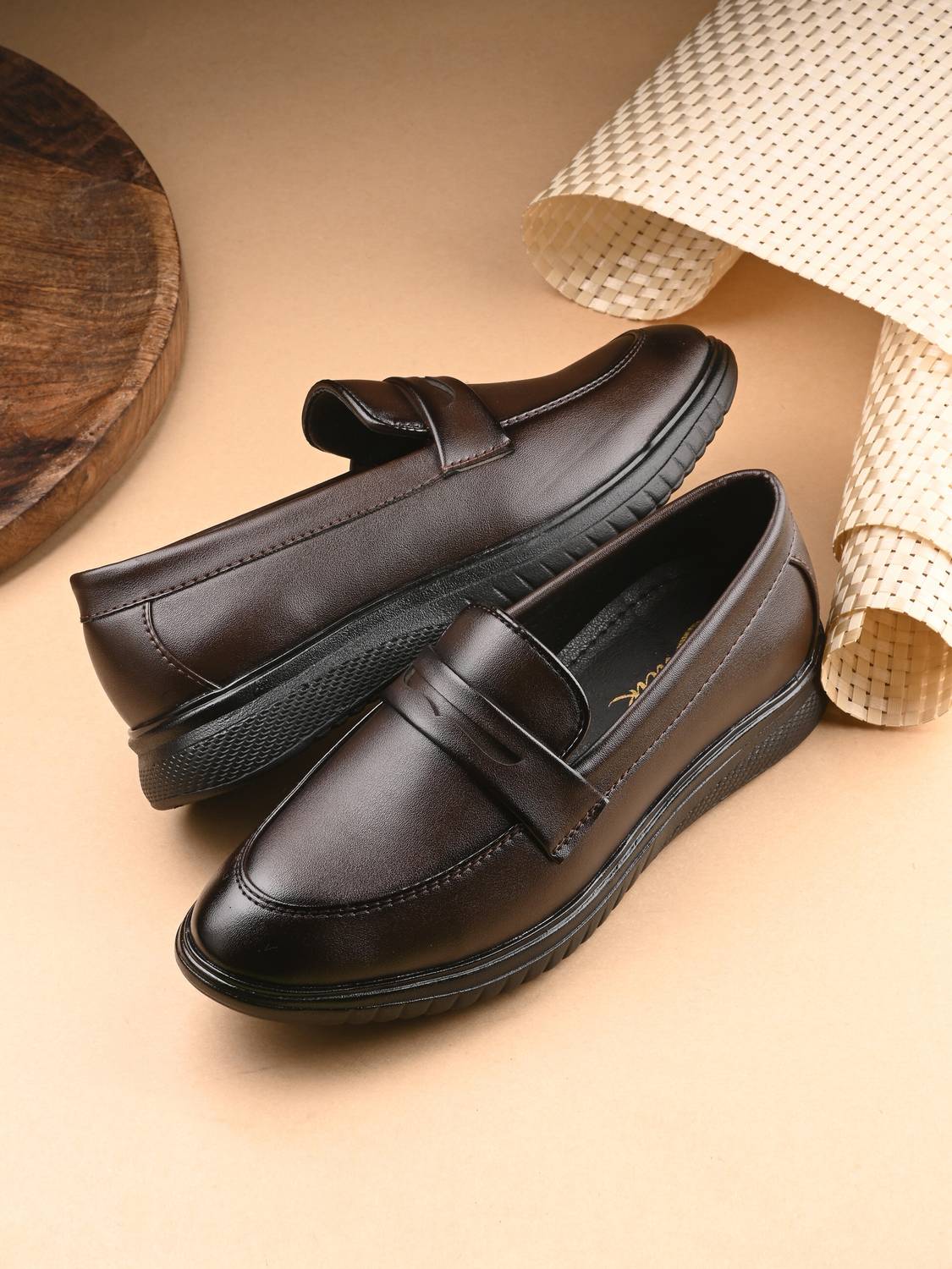 Bucik BCK10334 Lightweight Formal Soft Cushion Comfort Easy Slip-On Party/Office Slip On For Men