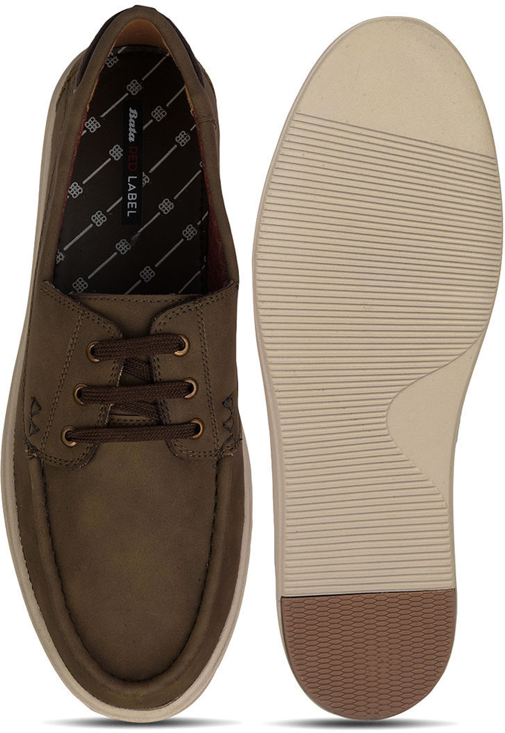 Image of Bata Bata Men Casual Boat Shoes with Soft Cushion Comfort & Stylish Design Boat Shoes For Men