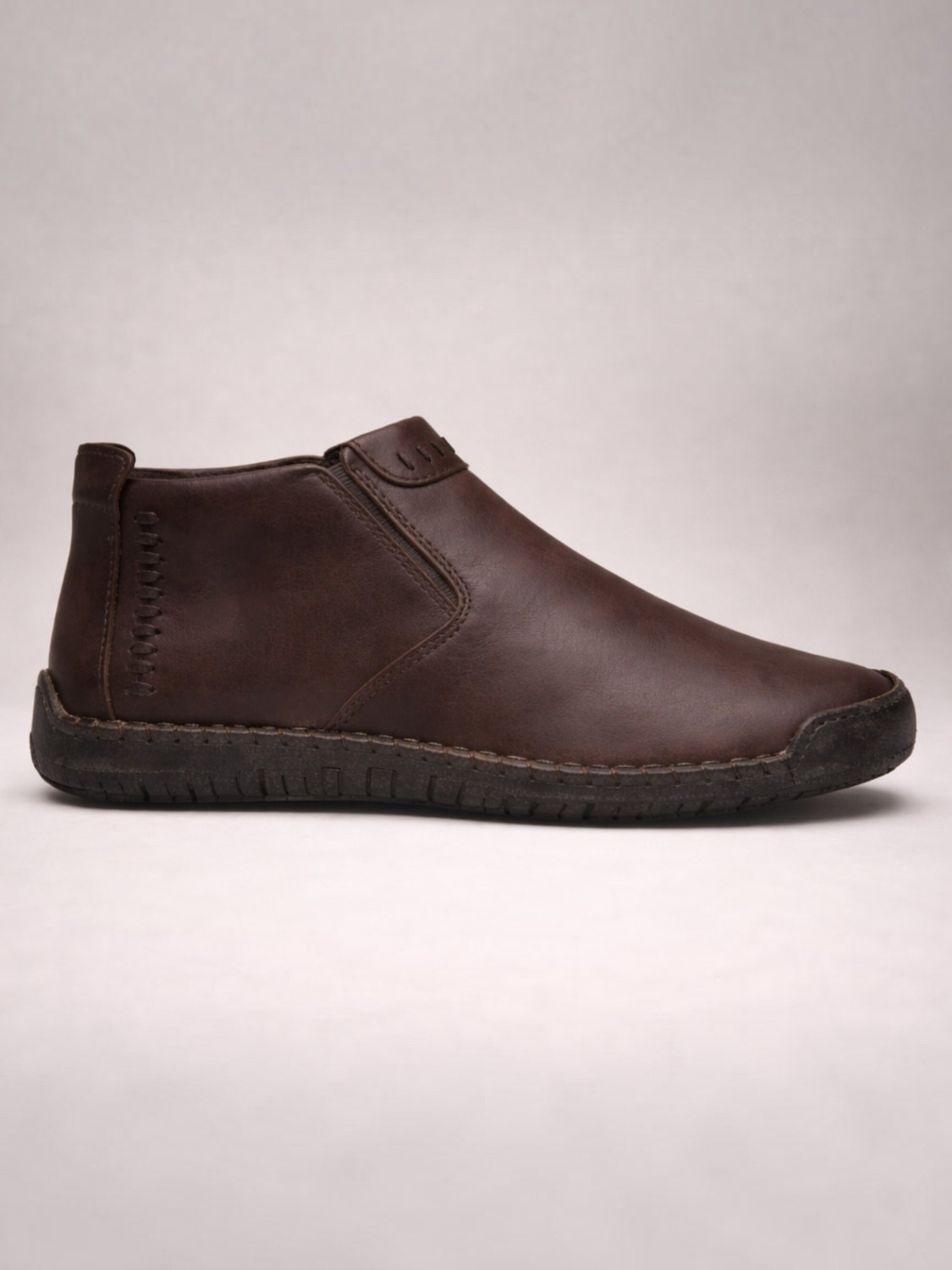 Image of Kraasa Everyday Comfort High Tops Side Zip Sneakers For Men