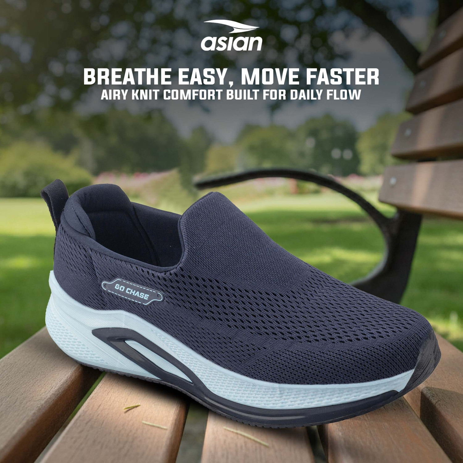 Image of asian Wonderwalk Pro-14 Men Sports Walking Shoes | Arch Support Memory Foam Shoes Slip On Sneakers For Men
