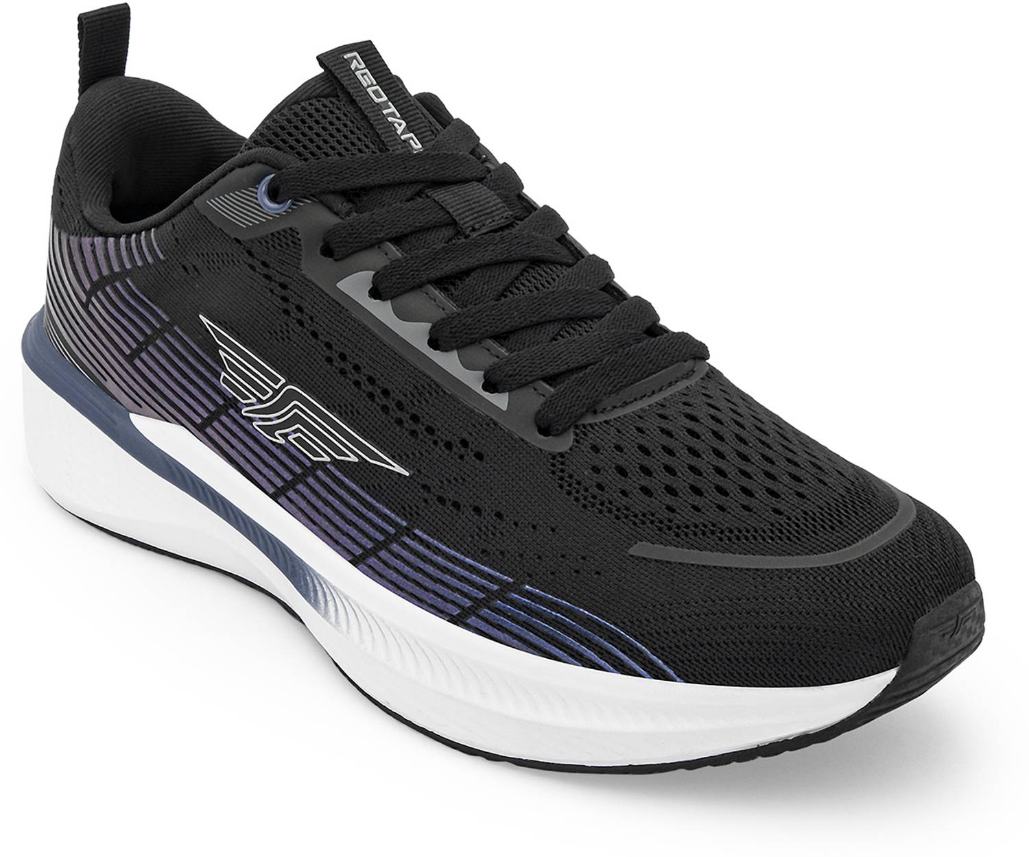 RED TAPE Low Cut Sports Shoes for Men in Black Navy - Image 1