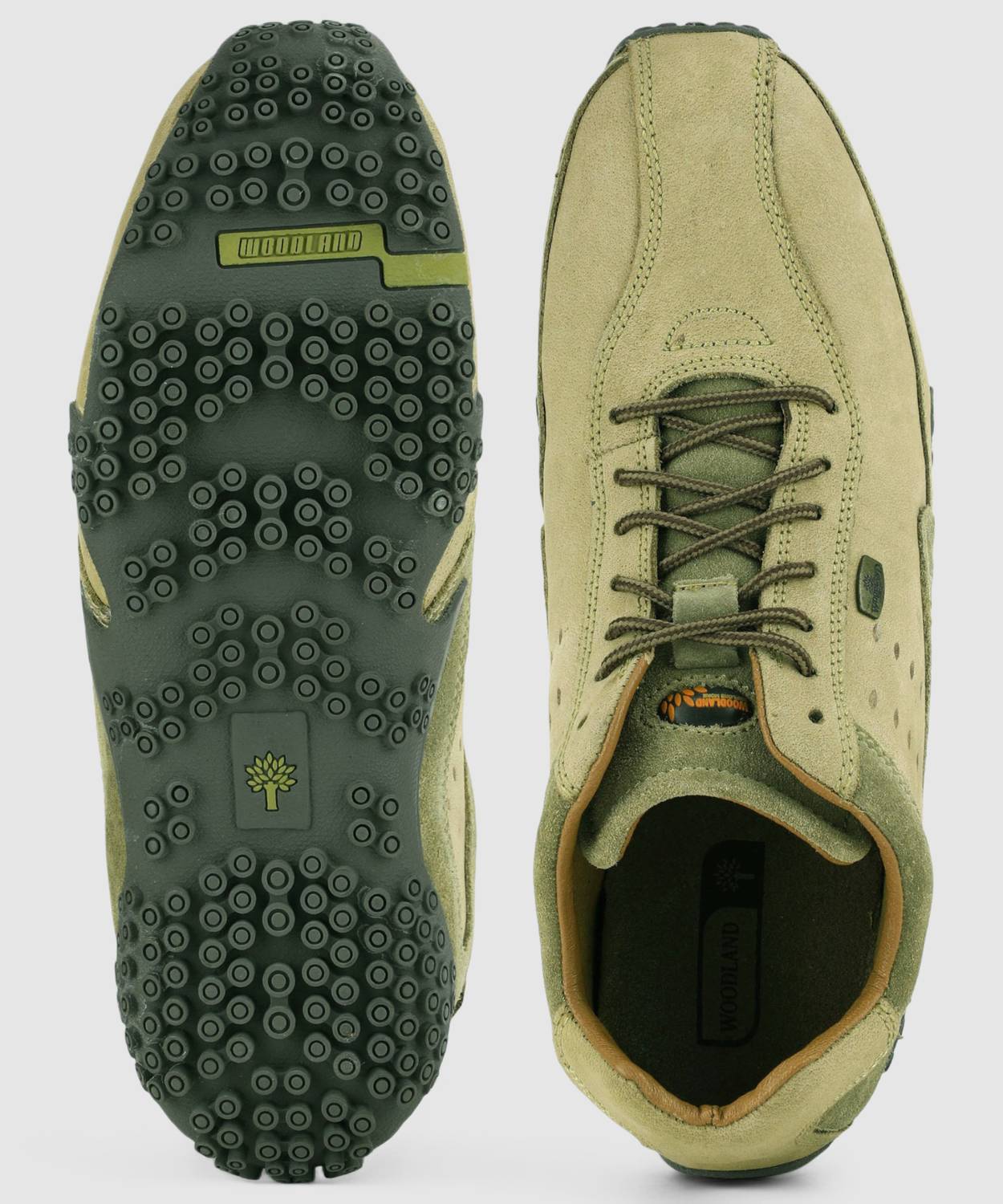 WOODLAND Men's Lace Up Casual Shoes - Image 2