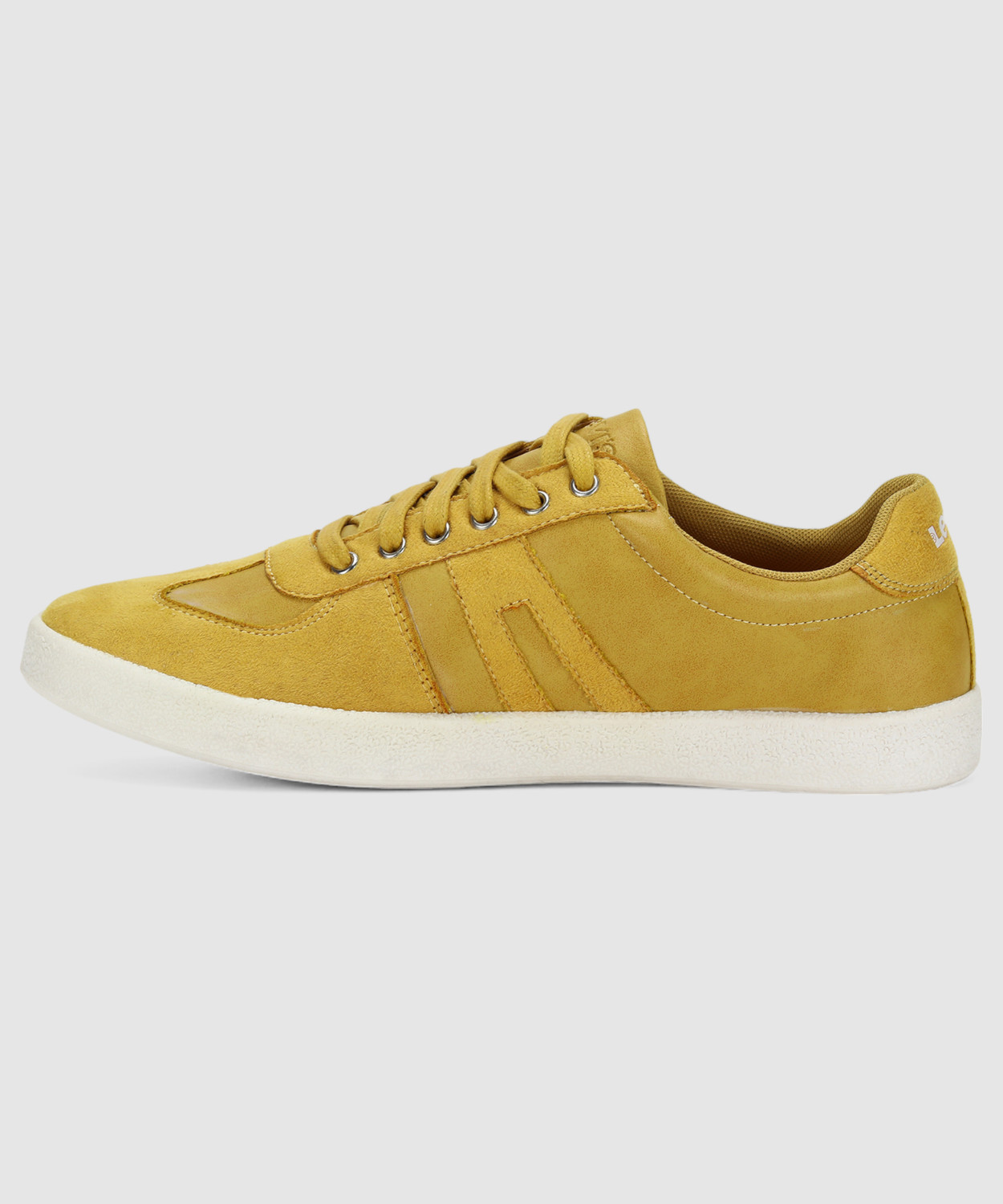 Image of LEVI'S Men's Yellow Sneakers Sneakers For Men (Yellow, 6)