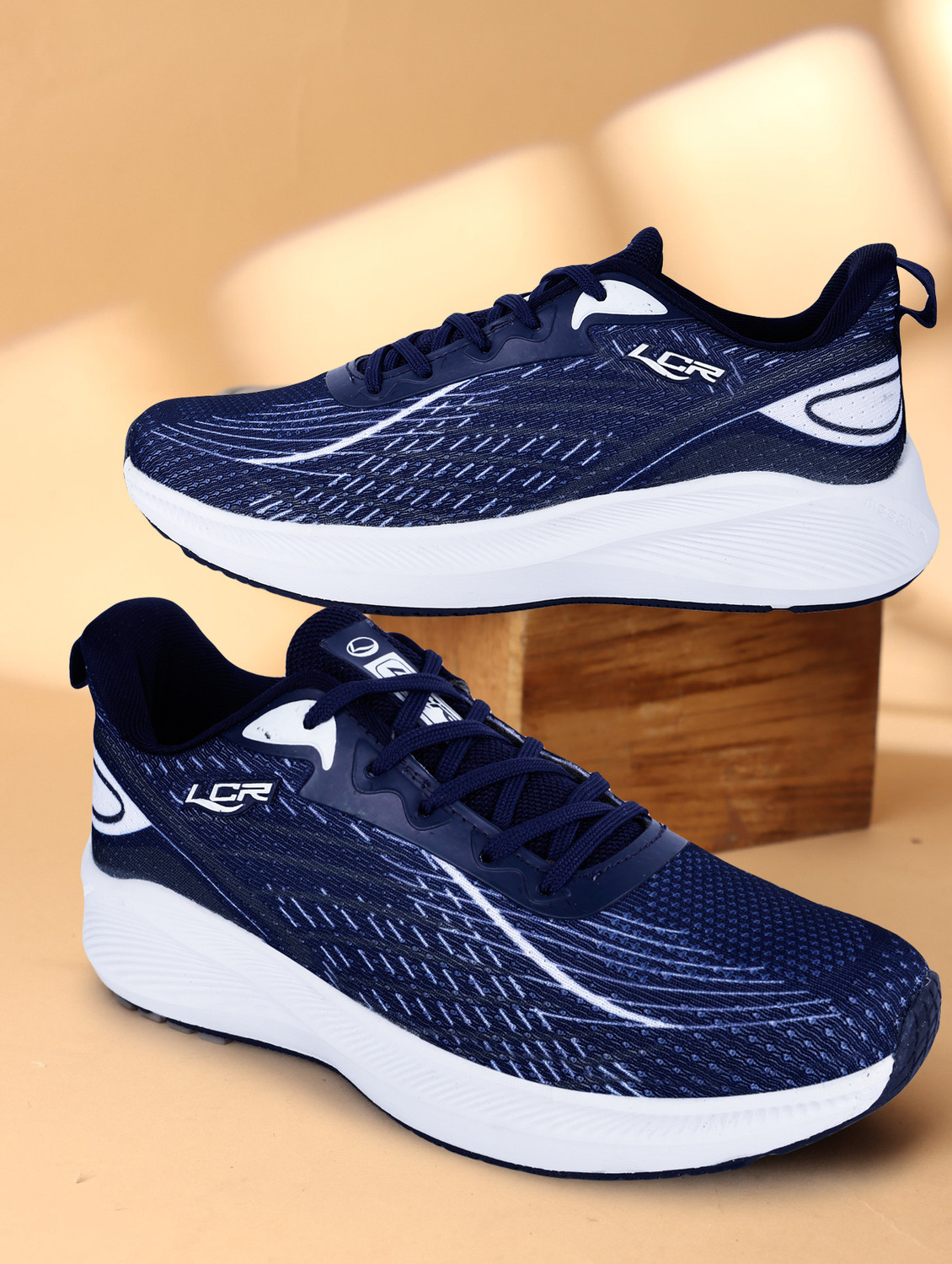 Image of LANCER BOSS-10NBL-WHT Running Shoes For Men