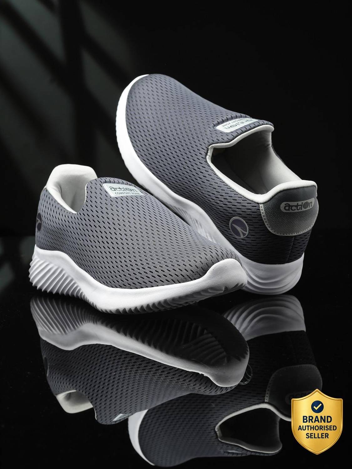 action Athleo ATG-424 Comfortable Lightweight Breathable Durable Sports Slip-On Running Shoes For Men