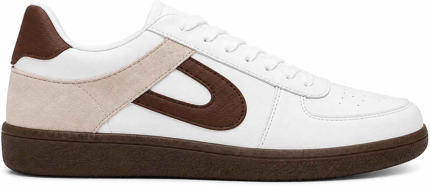 Image of Layasa Colorblock Flat with Ultra Soft Cushion Lace-Up All-Day Comfort Sneakers For Women