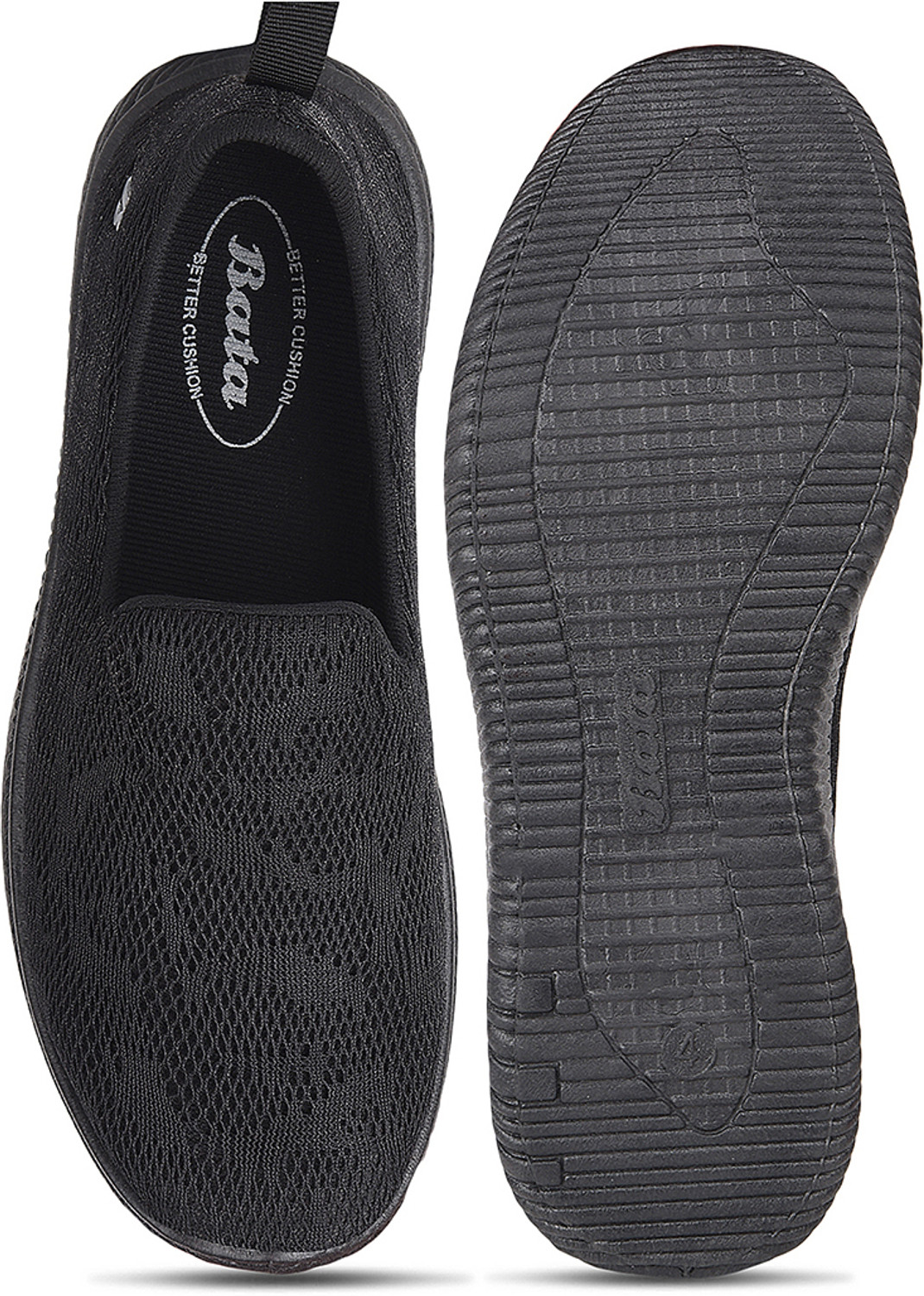 Image of Bata Women Casual Sneaker Shoes - Black - (UK- 4 ) Sneakers For Women