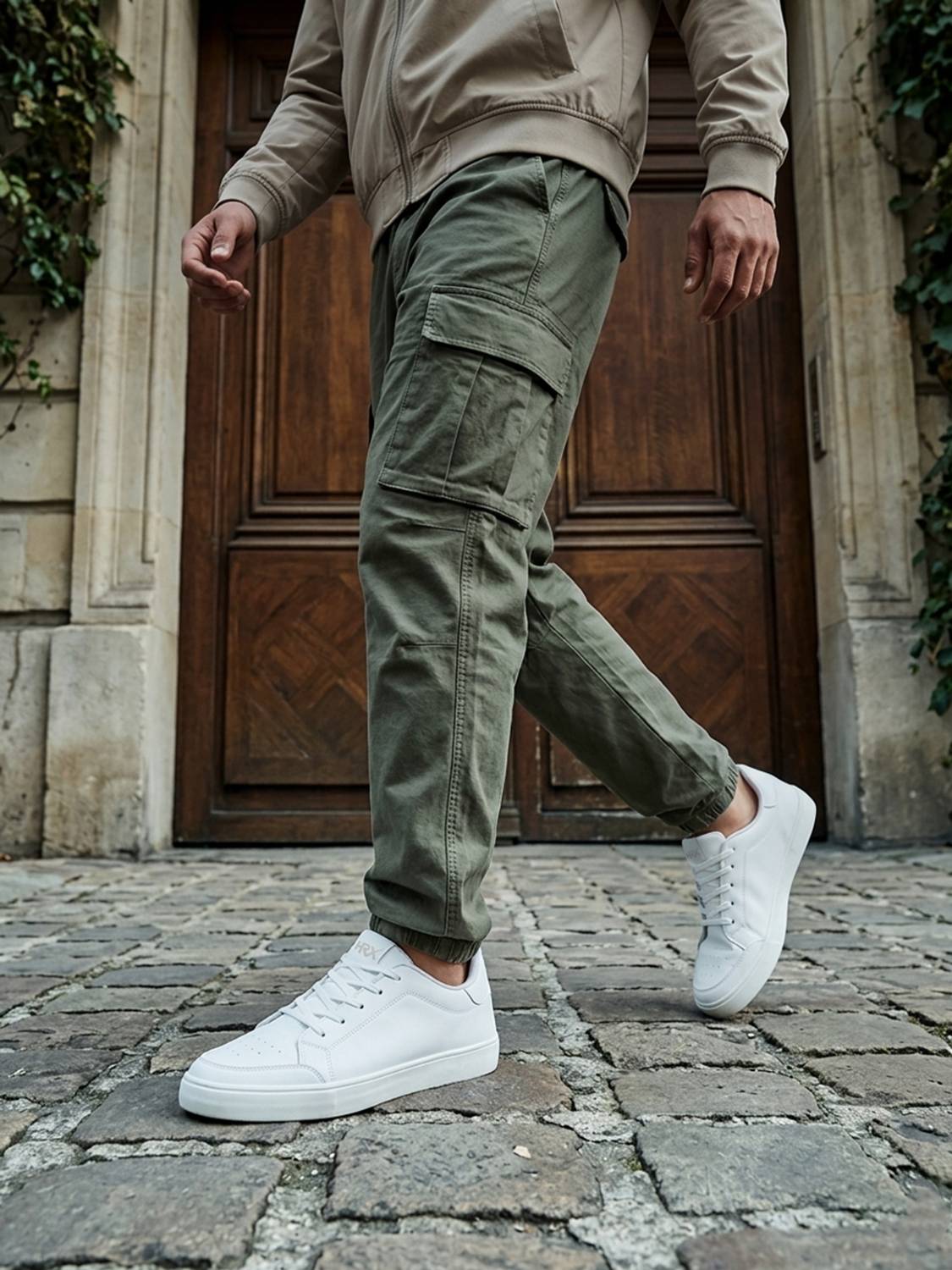 HRX by Hrithik Roshan HRX-118 White Sneakers - Image 2