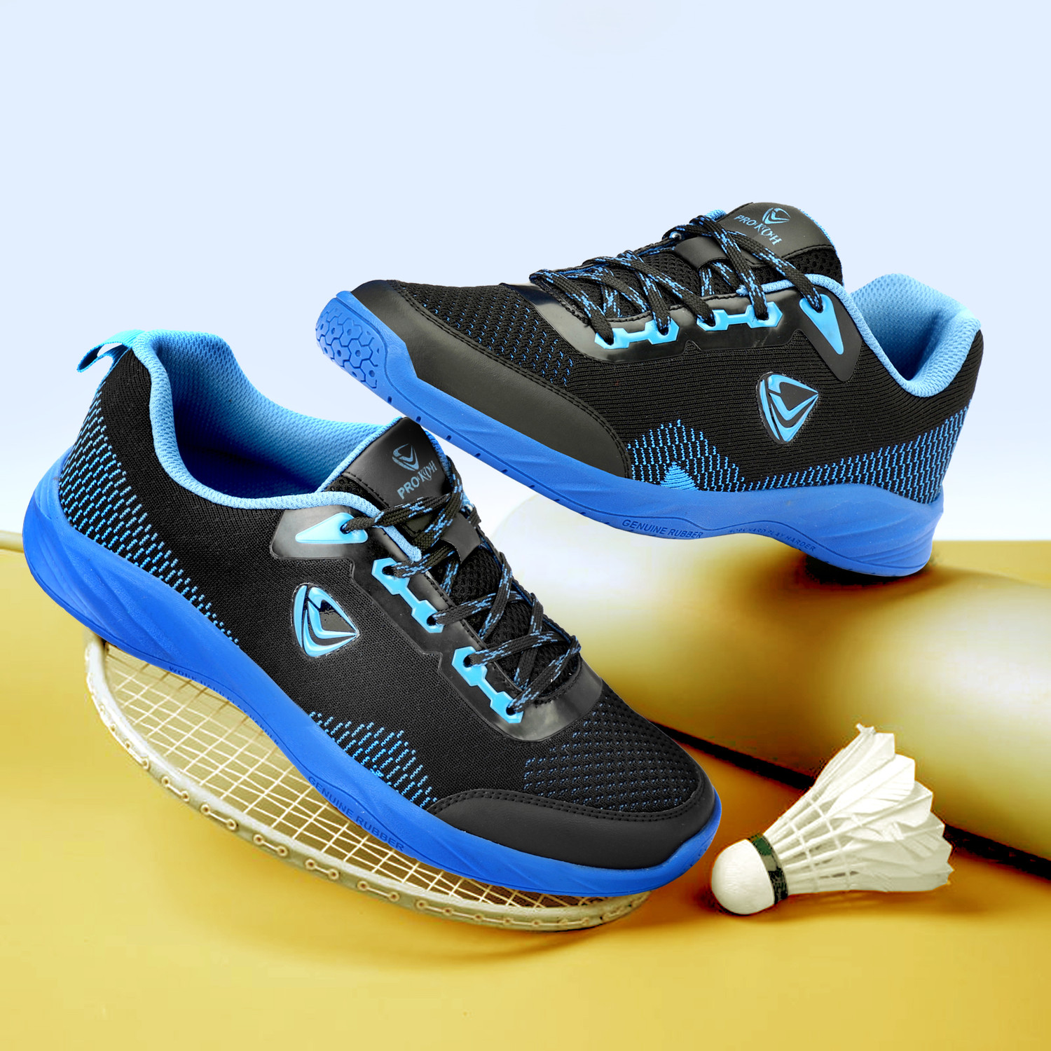 Image of PRO KVH Court Flyer 2.0 Non-Marking Indoor Court Breathable, Cushioned, Durable Badminton Shoes For Men