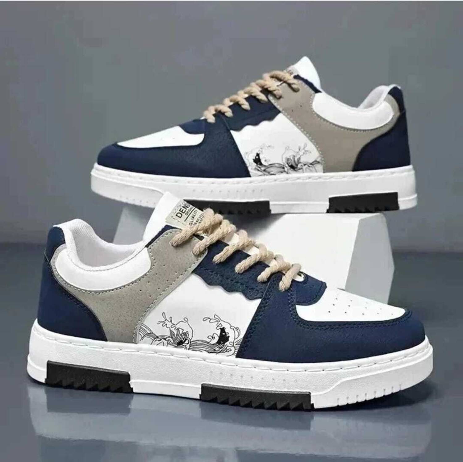 TANVEO Sneakers for Men Blue