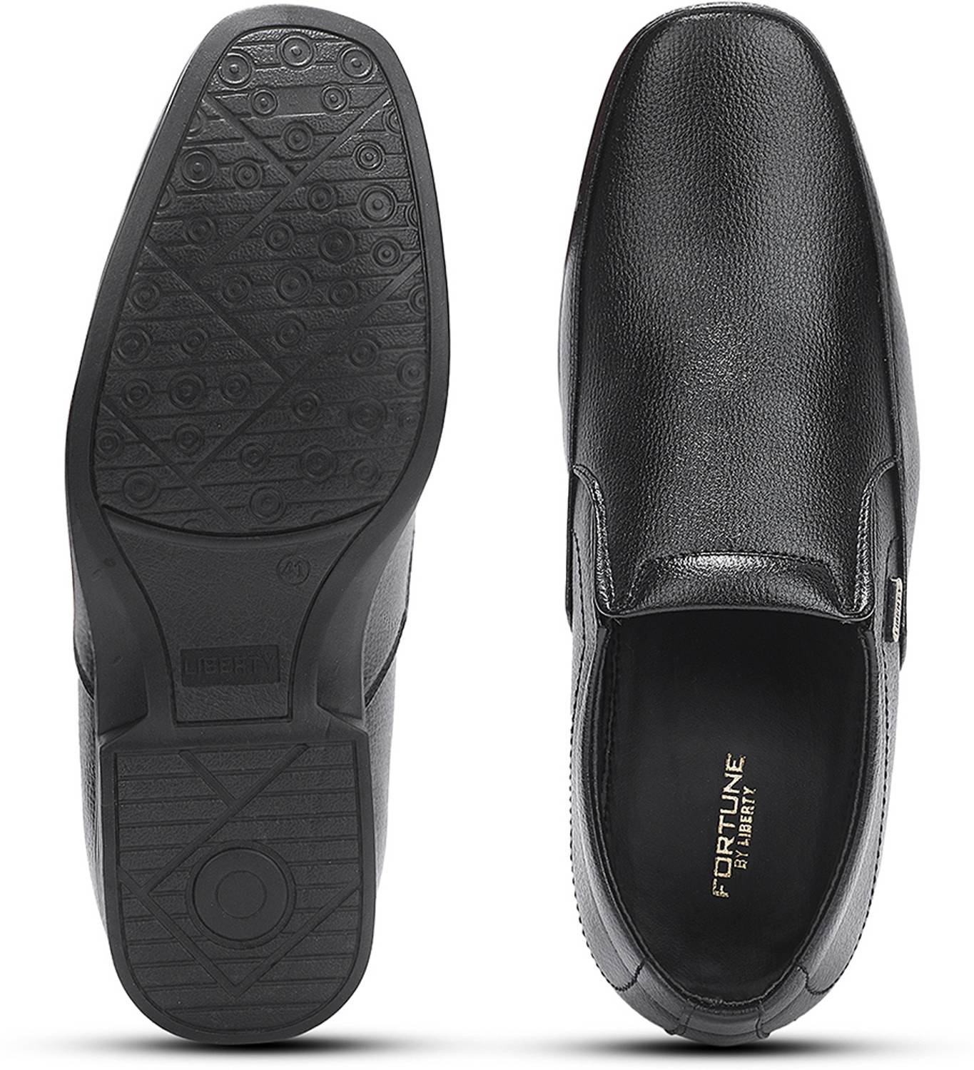 Liberty Fortune HML-89E Black Formal Non-Lacing Mocassin Shoes - Image 5