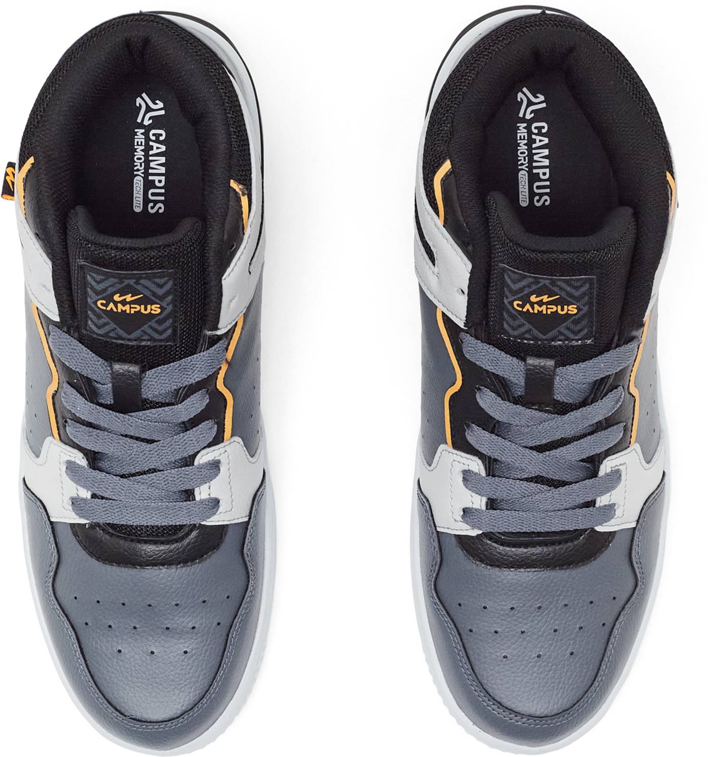 CAMPUS DWELT Men's Gray Sneakers - Image 4