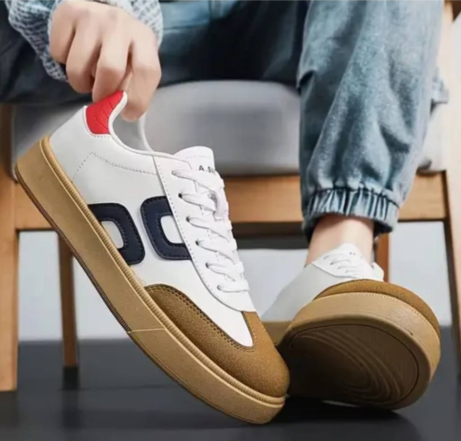 ZF ALFIYA Men's White Sneakers - Image 1