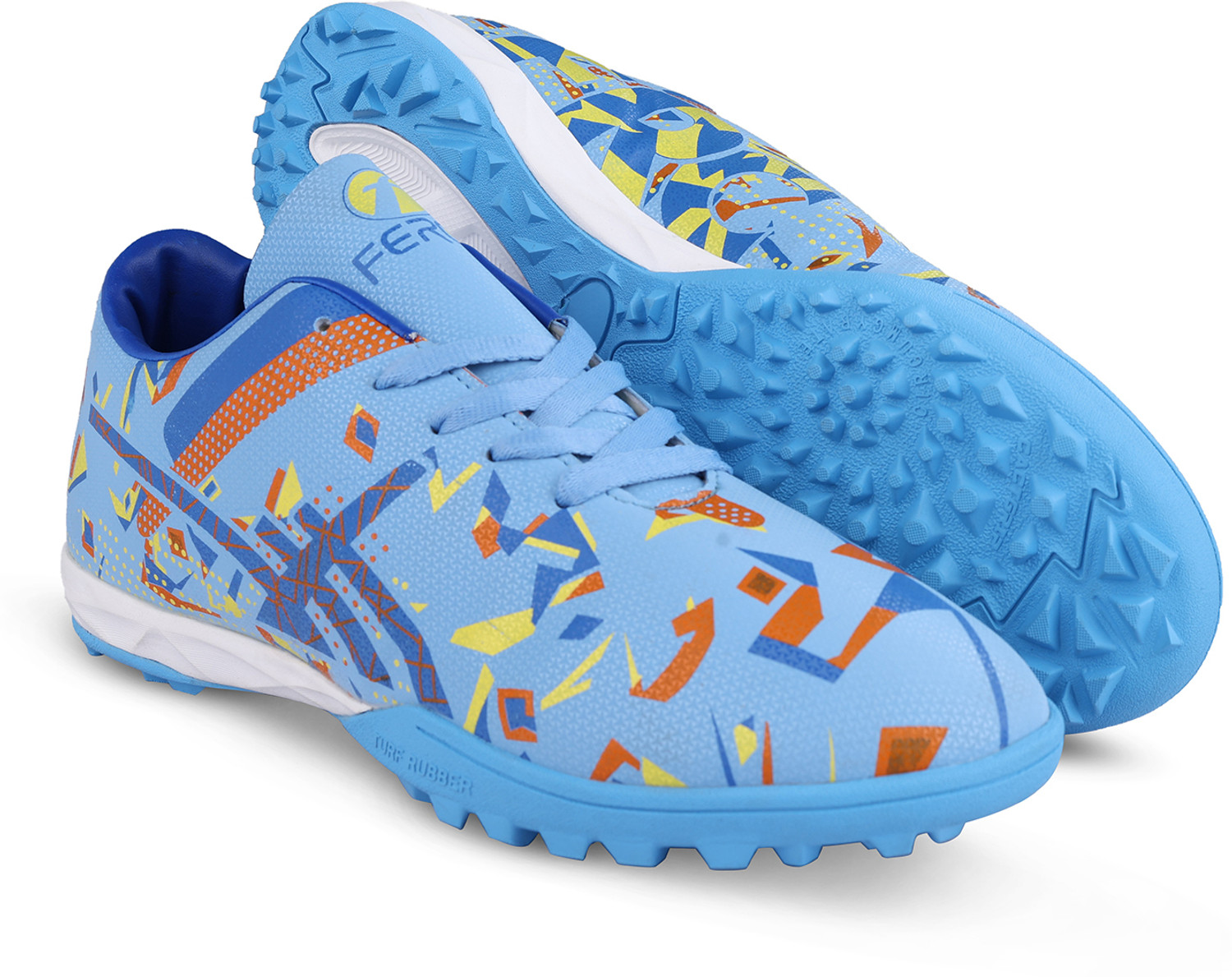 Image of FEROC FEROC Defender Rubber Sole Material Indoor Futsal Football Shoes For Unisex