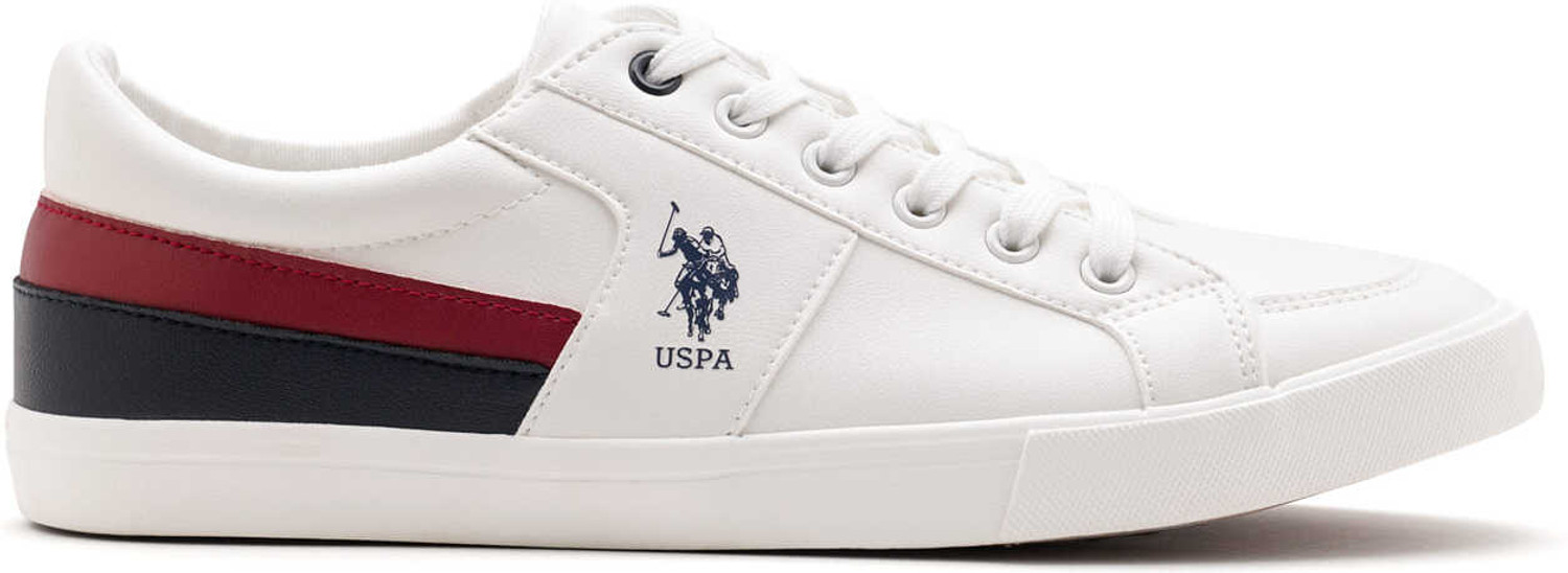 Image of U.S. POLO ASSN. CLARKIN 11.0 Sneakers For Men (White, 9)