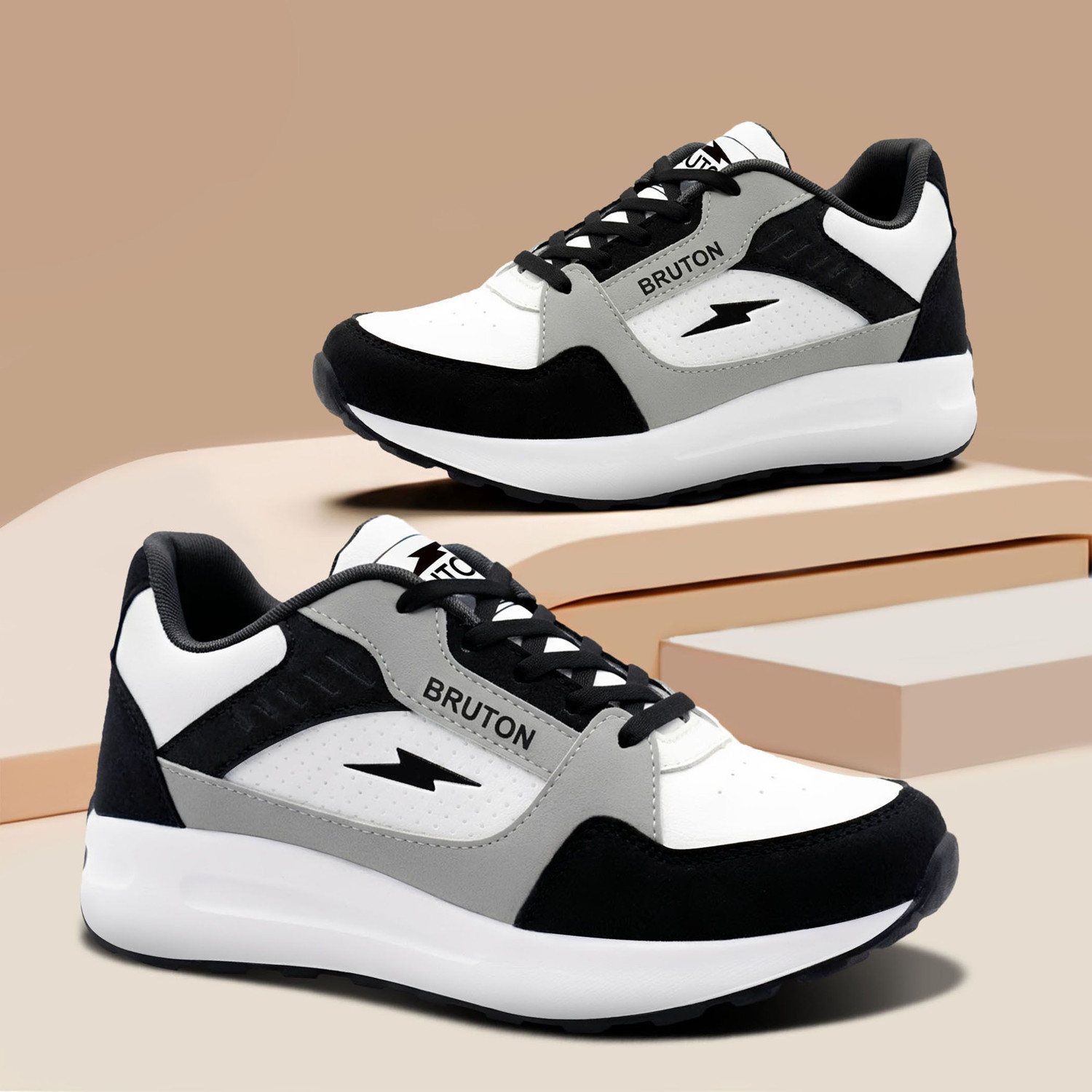 Image of BRUTON Nexa-619 Men's Lifestyle Sneakers for Elevated Everyday Style Sneakers For Men