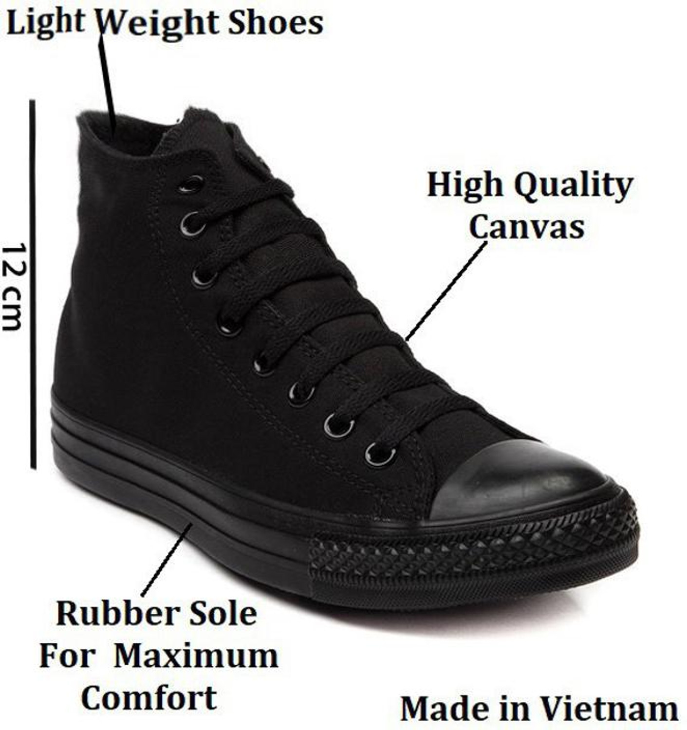 Image of Cipramo All Sports Long Canvas Shoes For Men