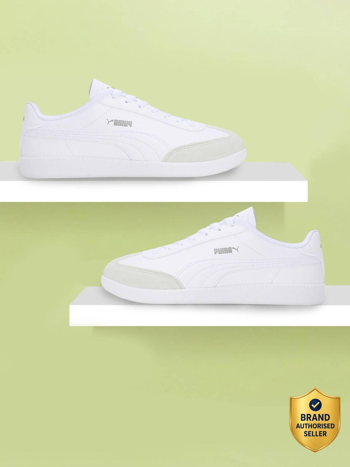 PUMA 9-T White Men's Sneakers - Image 1