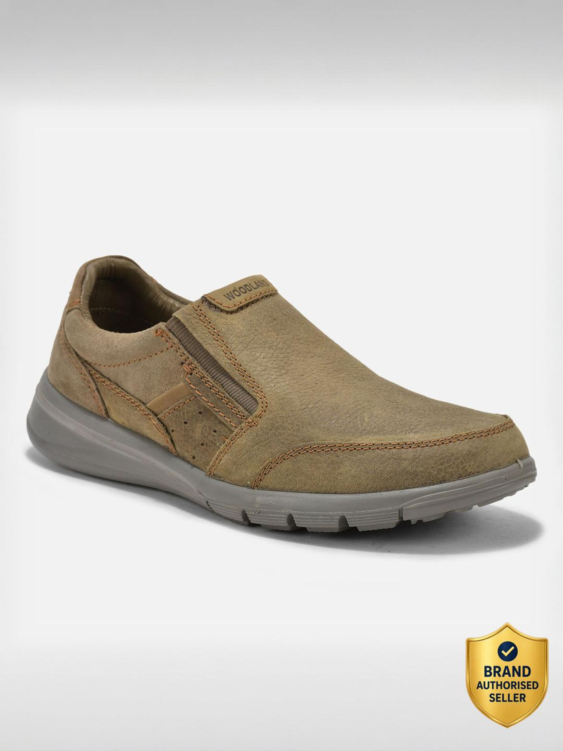 Image of WOODLAND Slip On Lightweight Comfortable Easy Wear Casuals For Men