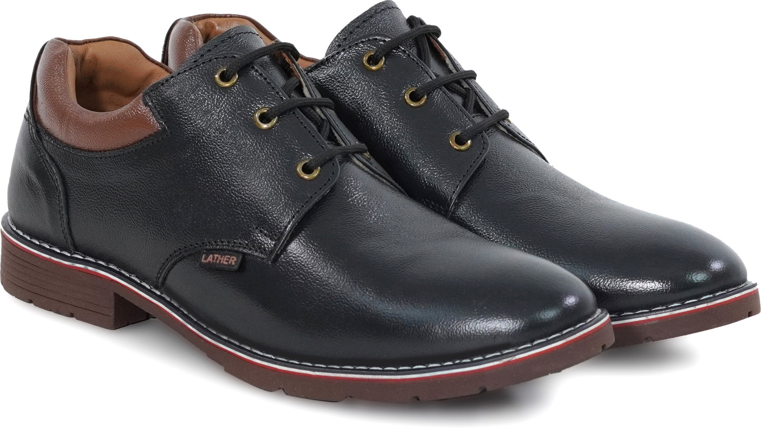 Image of BLACK CHIEF Office Leather Shoe For Men /Derby Formal Shoe Oxford For Men Corporate Casuals For Men