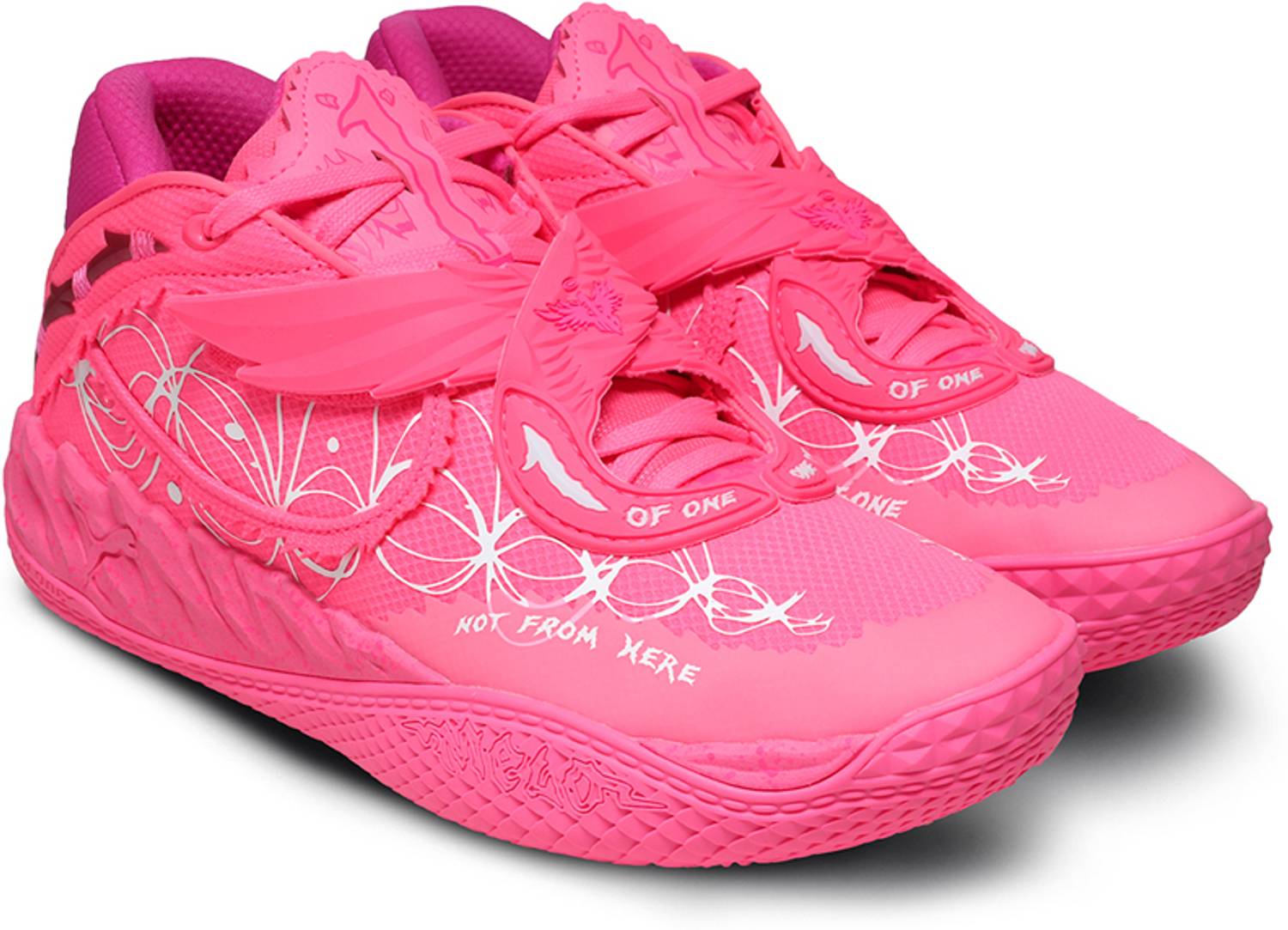 PUMA MB.05 Fast & Furious MIA Basketball Shoes Men Pink - Image 1