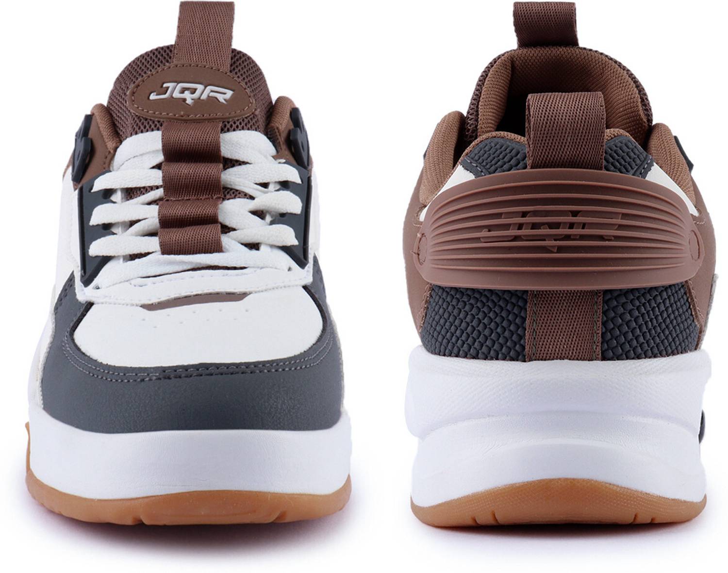 JQR SIGNATURE Men's White Sneakers - Image 4