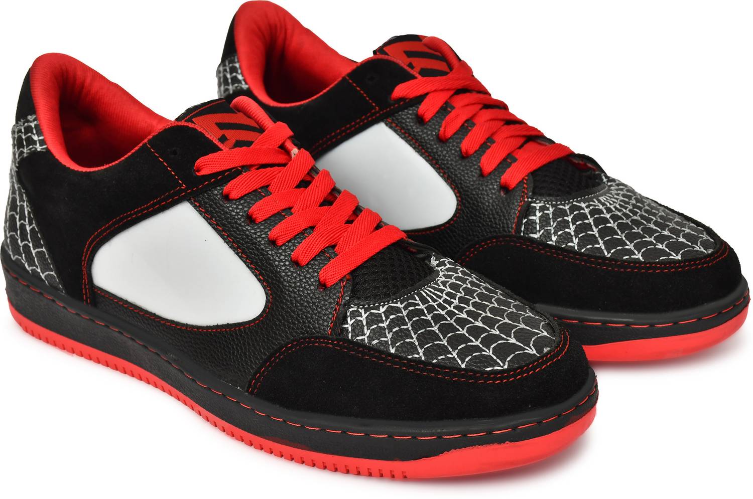 NAWFALS Men's Black Sneakers - Image 2
