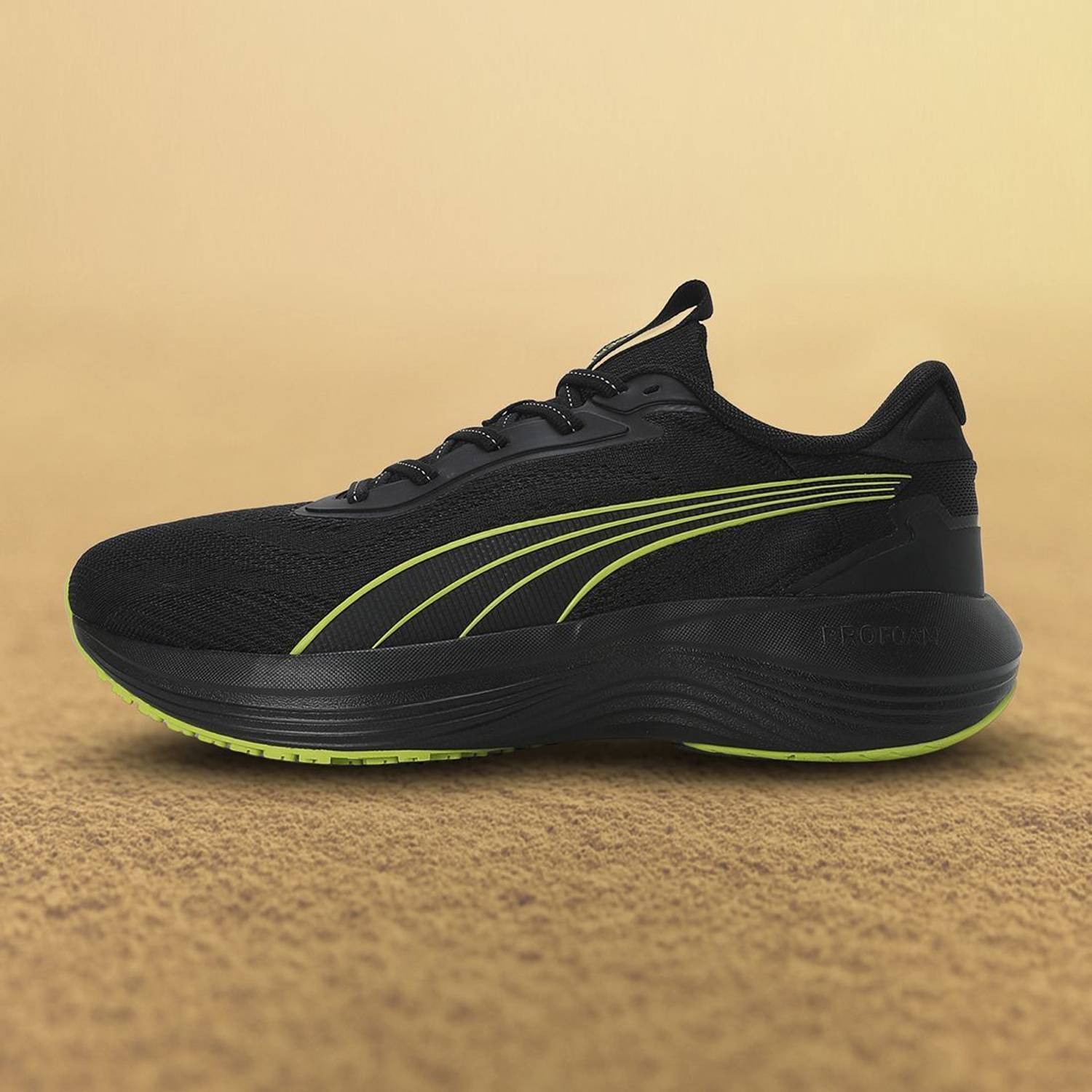 PUMA Galaxis Pro Men's Black Running Shoes - Image 1