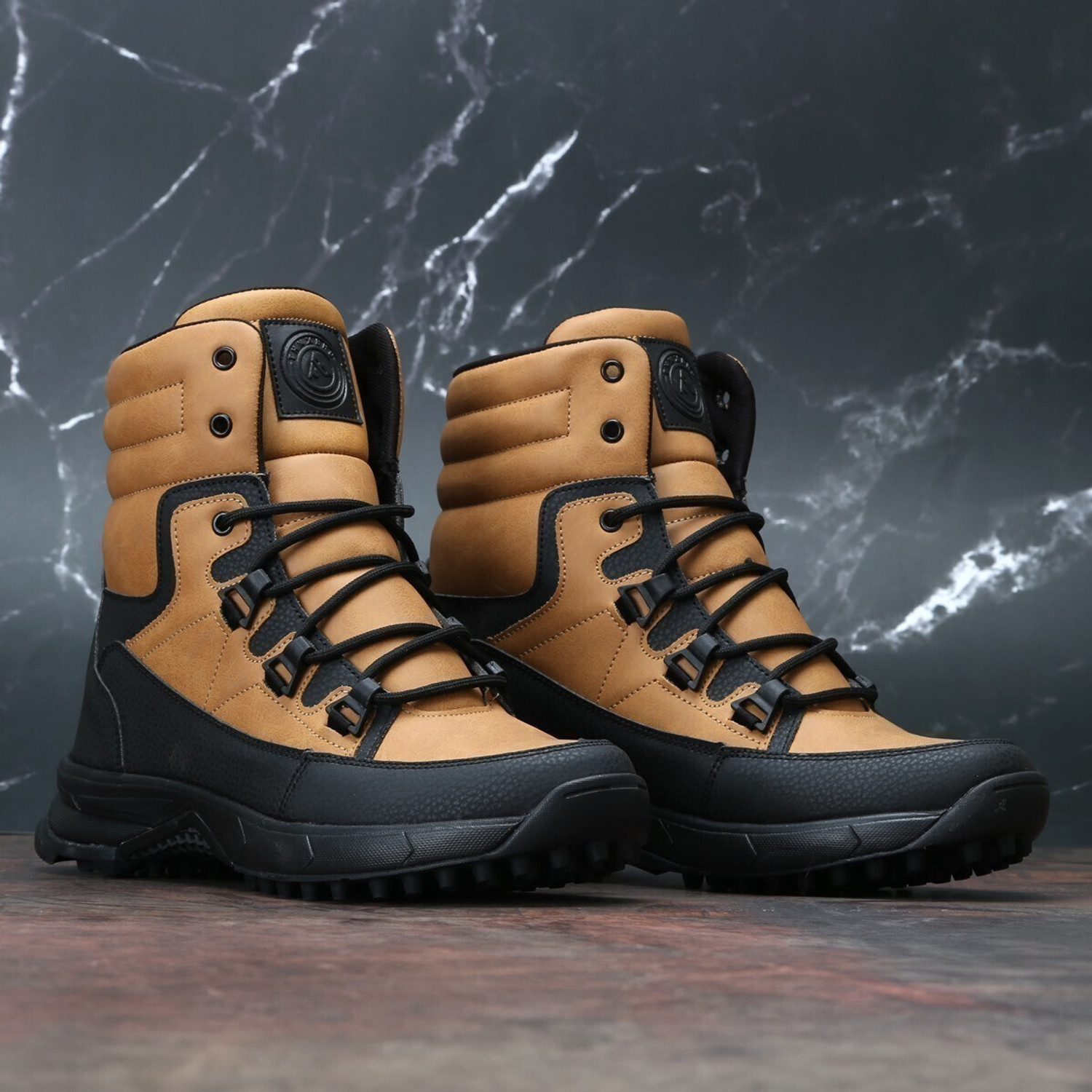 Image of THNXBRO Thunder water resistant High top ankle Snow boots for Men Boots For Men