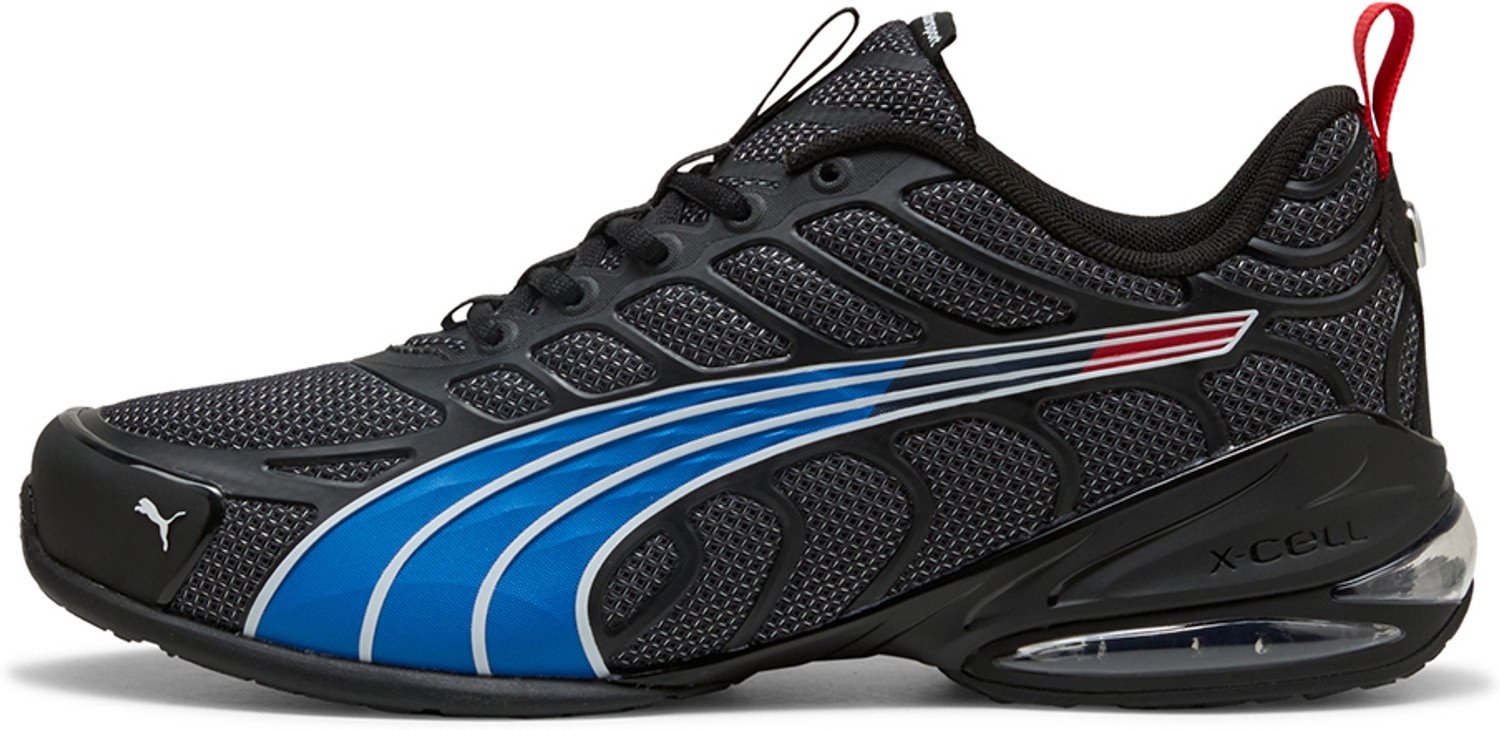 Image of PUMA BMW M Motorsport Voltra Sneakers For Unisex (Black, 7)