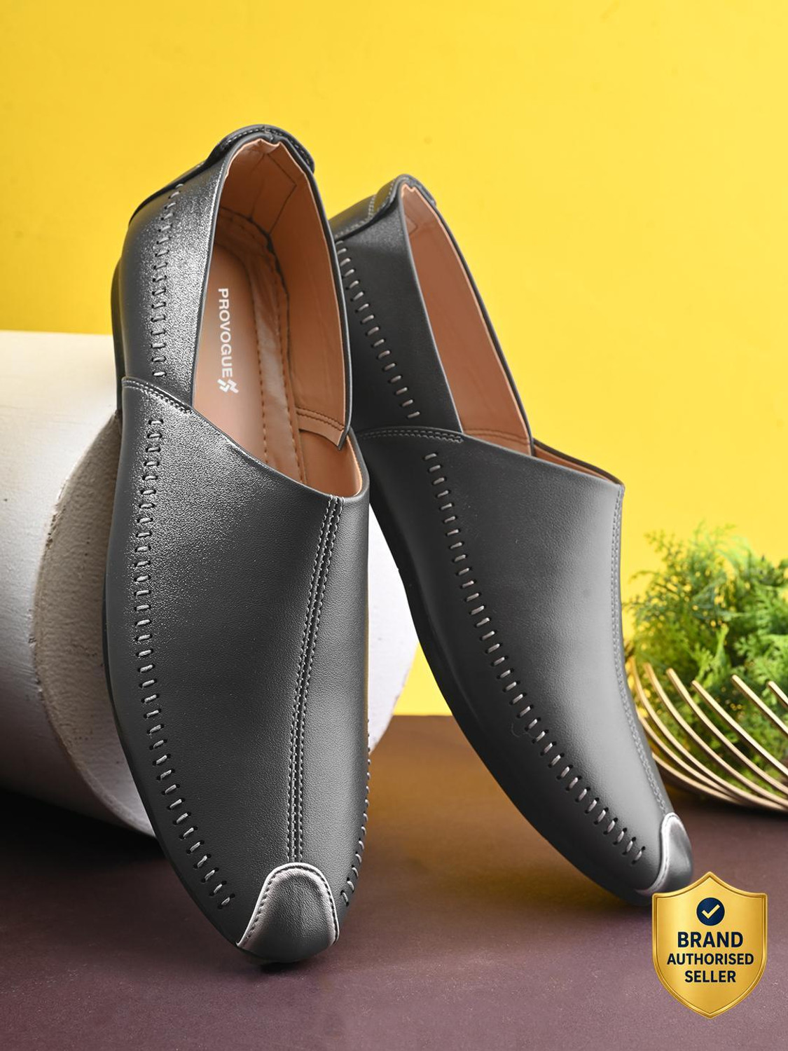Image of PROVOGUE Lightweight | Comfortable | Trendy | Daily Wear | Synthetic Leather Party Wear For Men