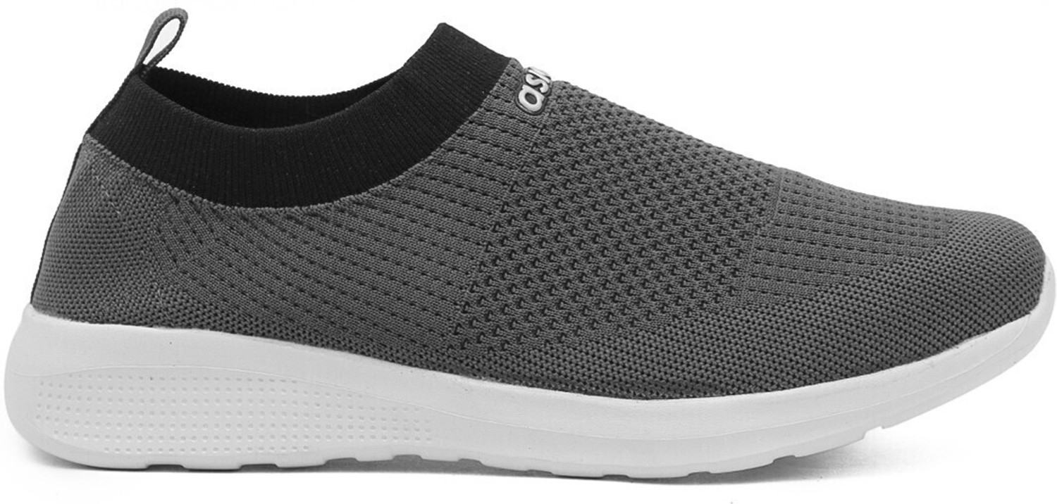 Image of asian slip on blue shoes for running, walking, gym, trekking & party elasto-03 Walking Shoes For Men