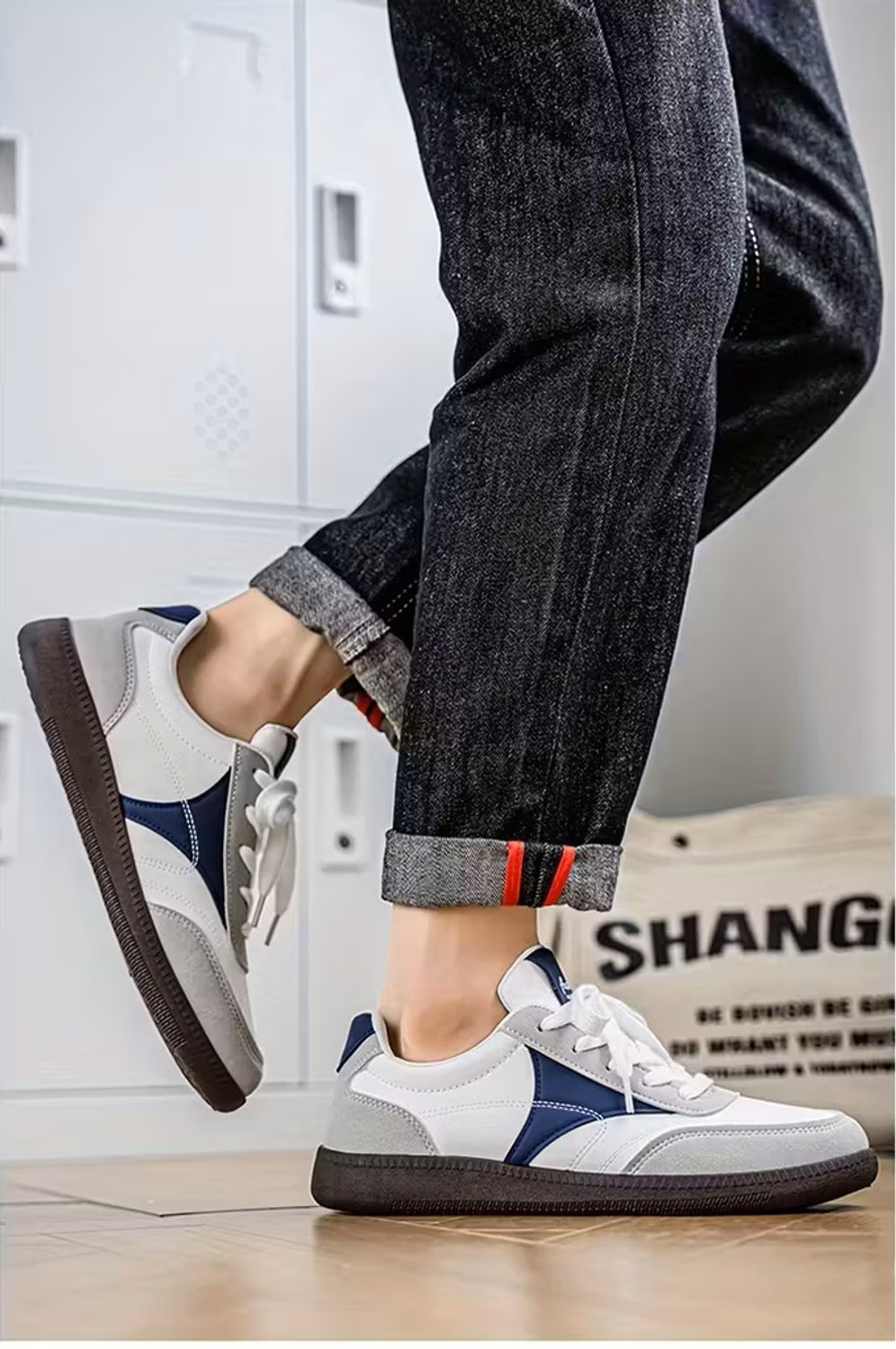 Image of Robbie jones Casual Lace-Up Sneakers for Men Sneakers For Men Sneakers For Men